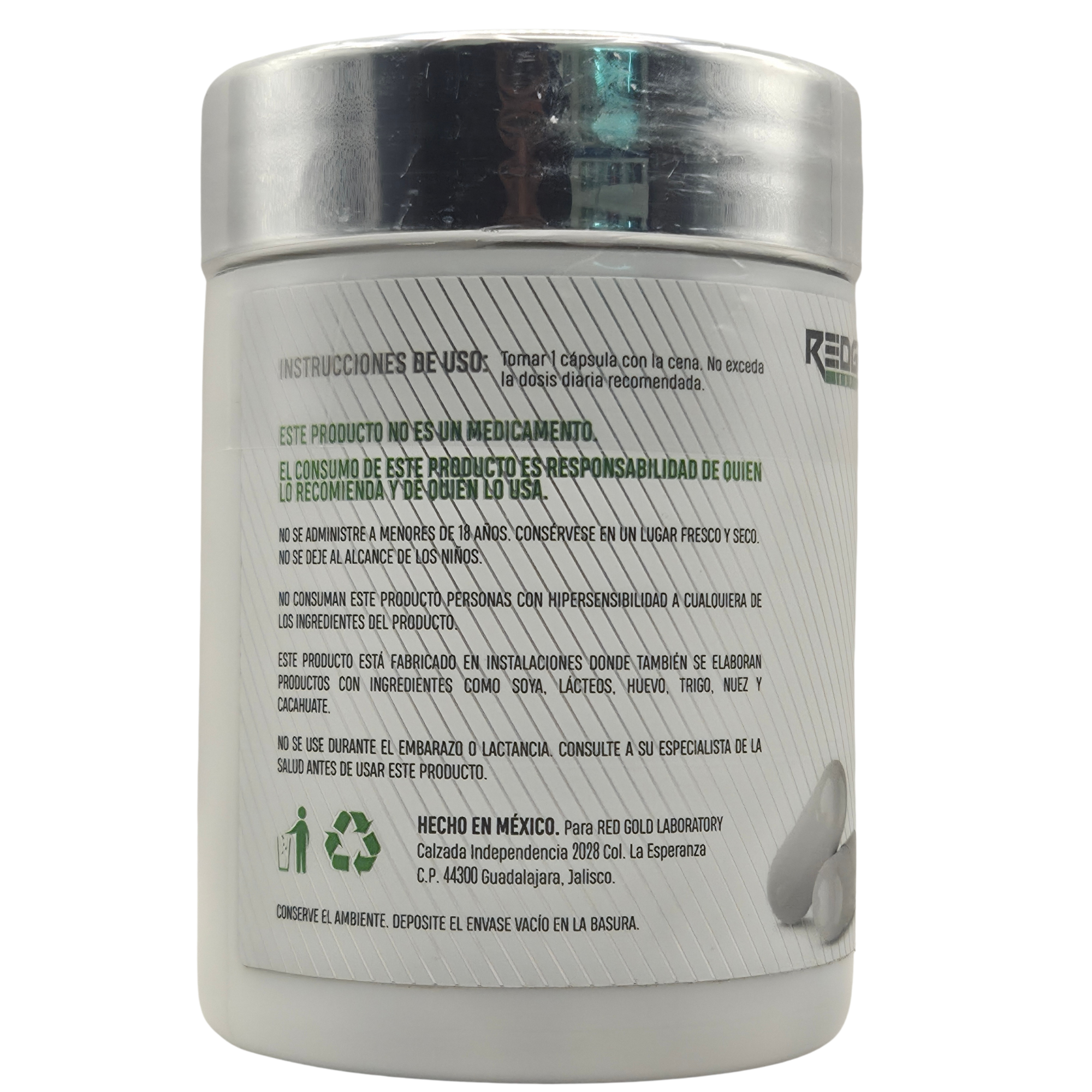 ASHWAGANDHA RED GOLD - 60 SERVICIOS - ADAPTÓGENO Y CONTROL DE ESTRÉS