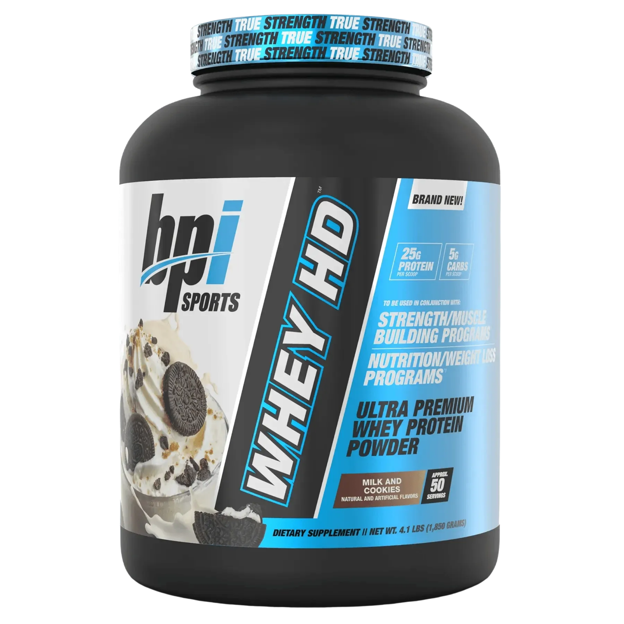 BPI SPORTS WHEY HD PROTEÍNA 4 LIBRAS - SUERO DE LECHE ULTRA PREMIUM