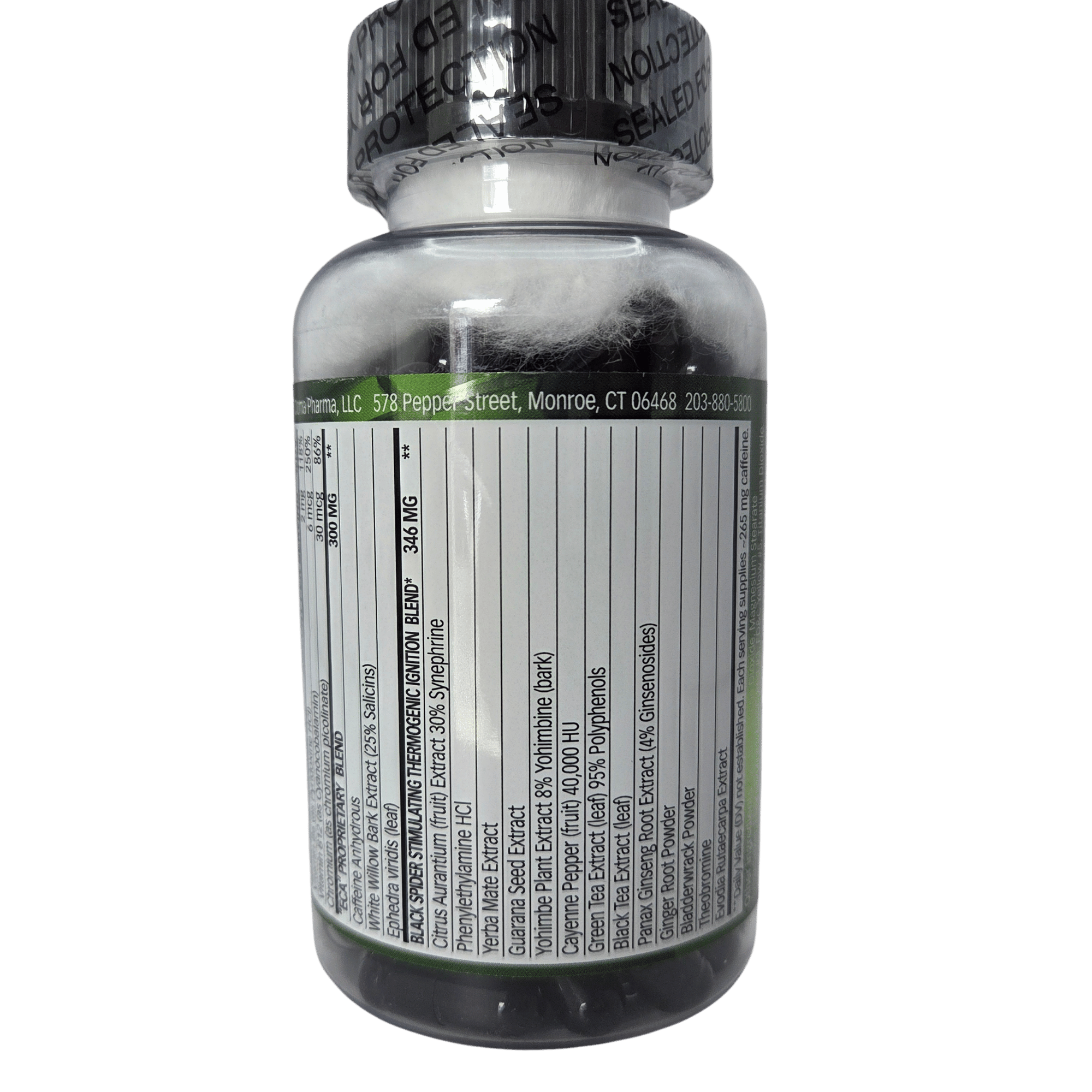 BLACK SPIDER 25 CLOMA PHARMA – TERMOGÉNICO 100 CÁPSULAS