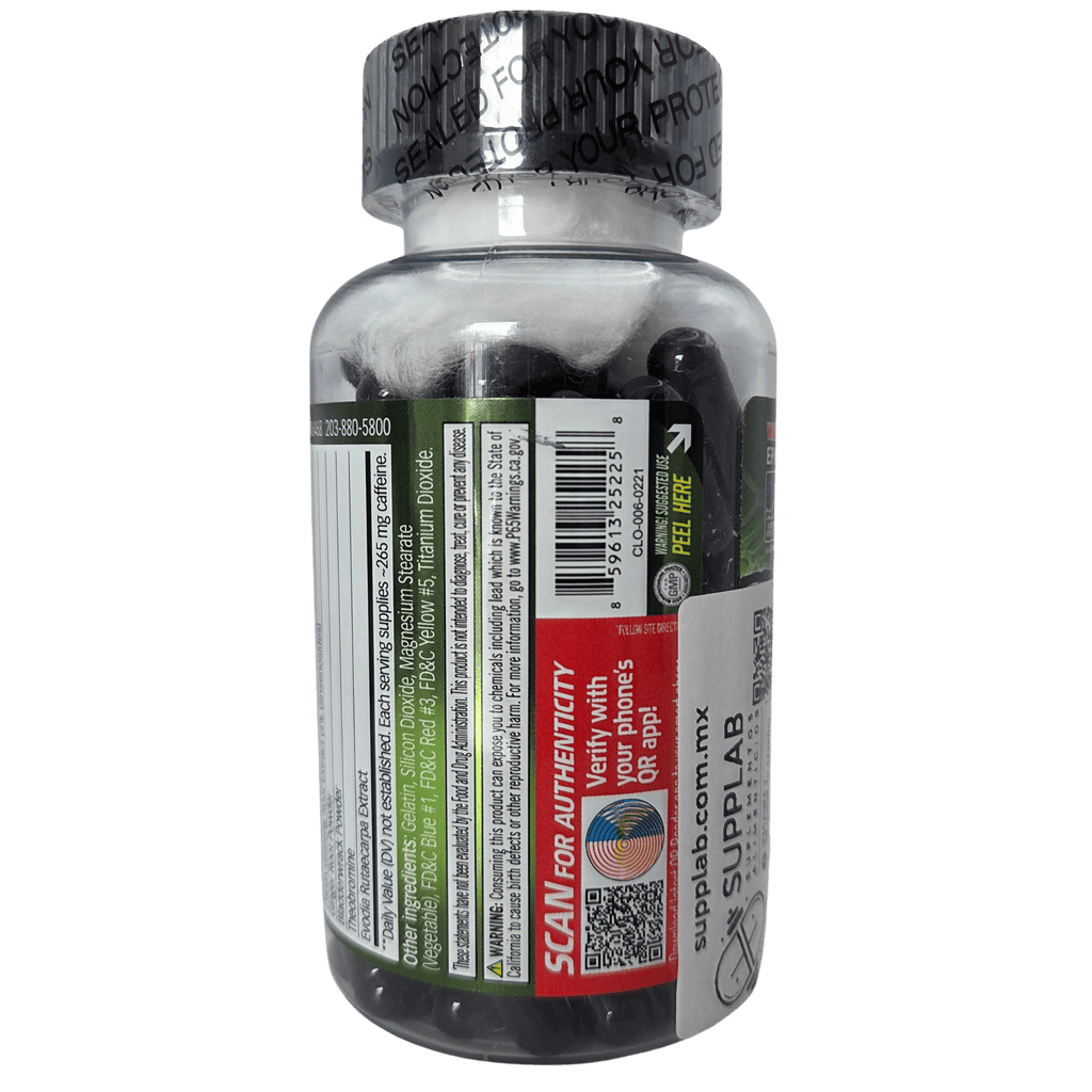 BLACK SPIDER 25 CLOMA PHARMA – TERMOGÉNICO 100 CÁPSULAS