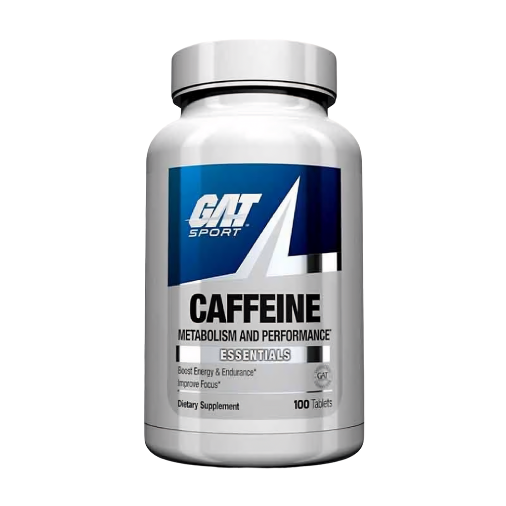 CAFFEINE 200 MG GAT SPORT - 100 TABLETAS - ENERGÍA Y ENFOQUE METABÓLICO