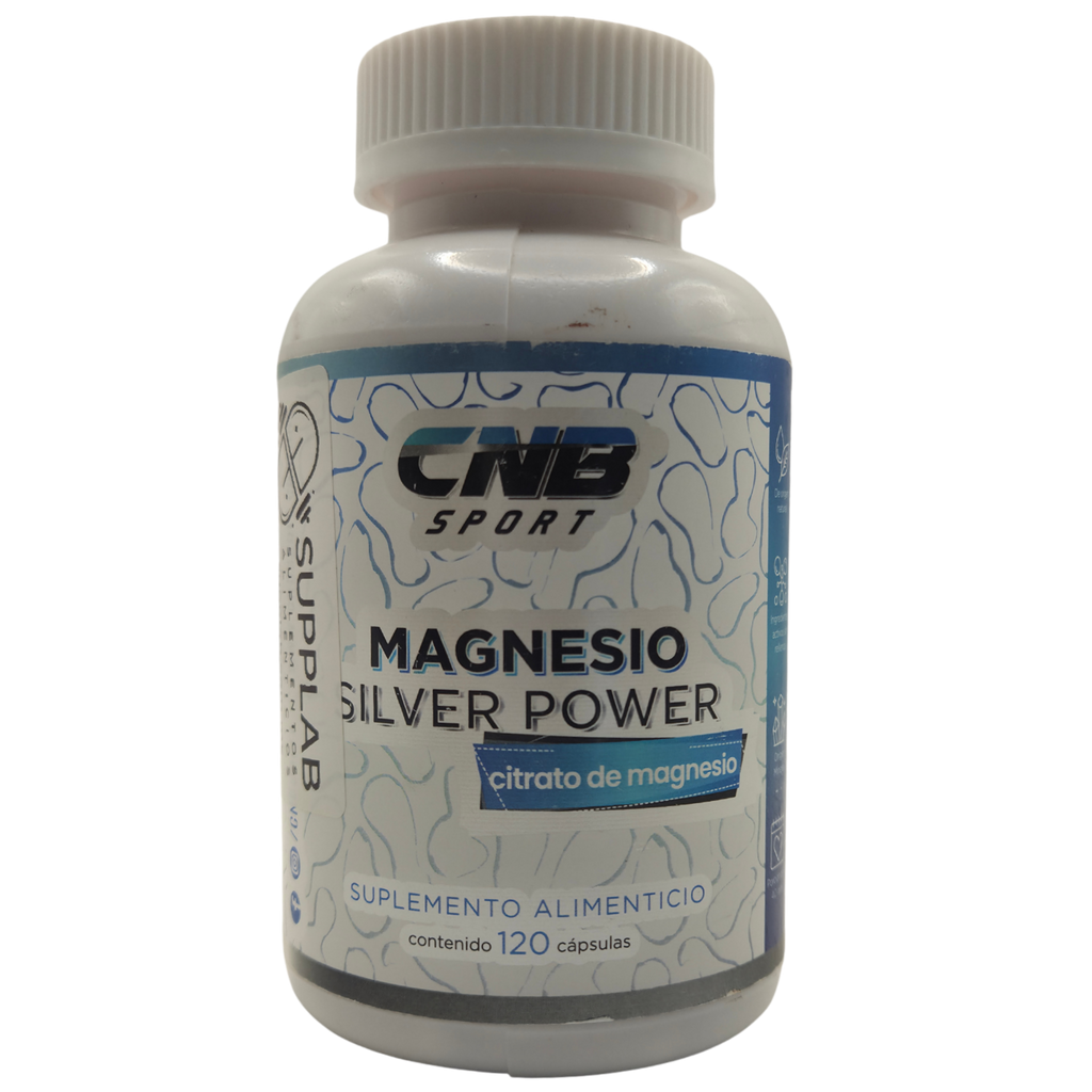 CITRATO DE MAGNESIO CNB - 120 CÁPSULAS - ALTA BIODISPONIBILIDAD Y DESCANSO