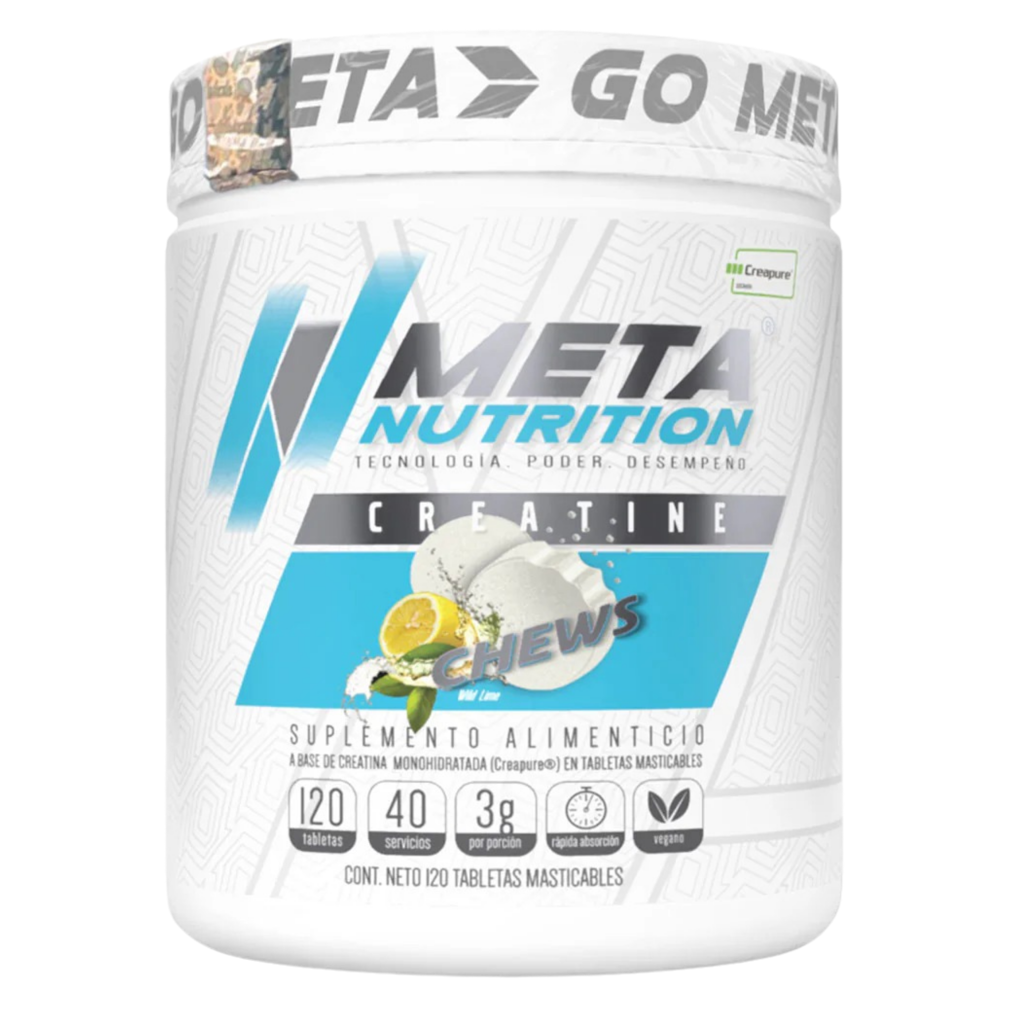 CREATINE CHEWS CREAPURE - 120 TABLETAS