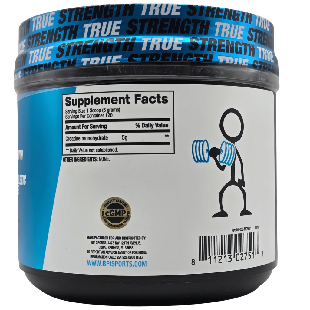 Creatina Monohidratada BPI Sports 600 g – 120 Servicios