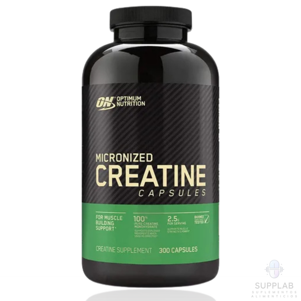 CREATINA MICRONIZADA - 300 CÁPSULAS