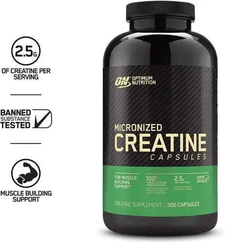 CREATINA MICRONIZADA - 300 CÁPSULAS