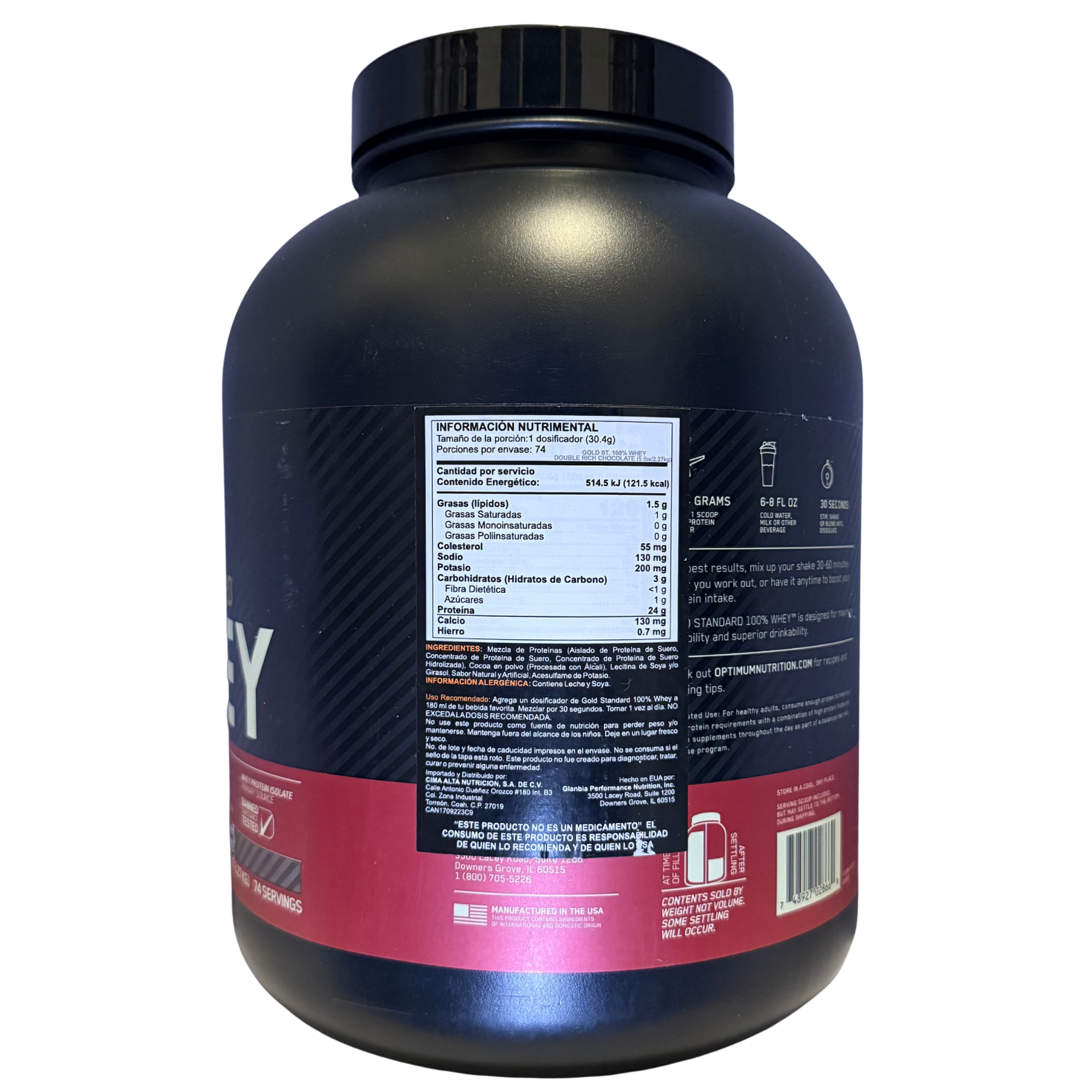 GOLD STANDARD WHEY - 5 LIBRAS