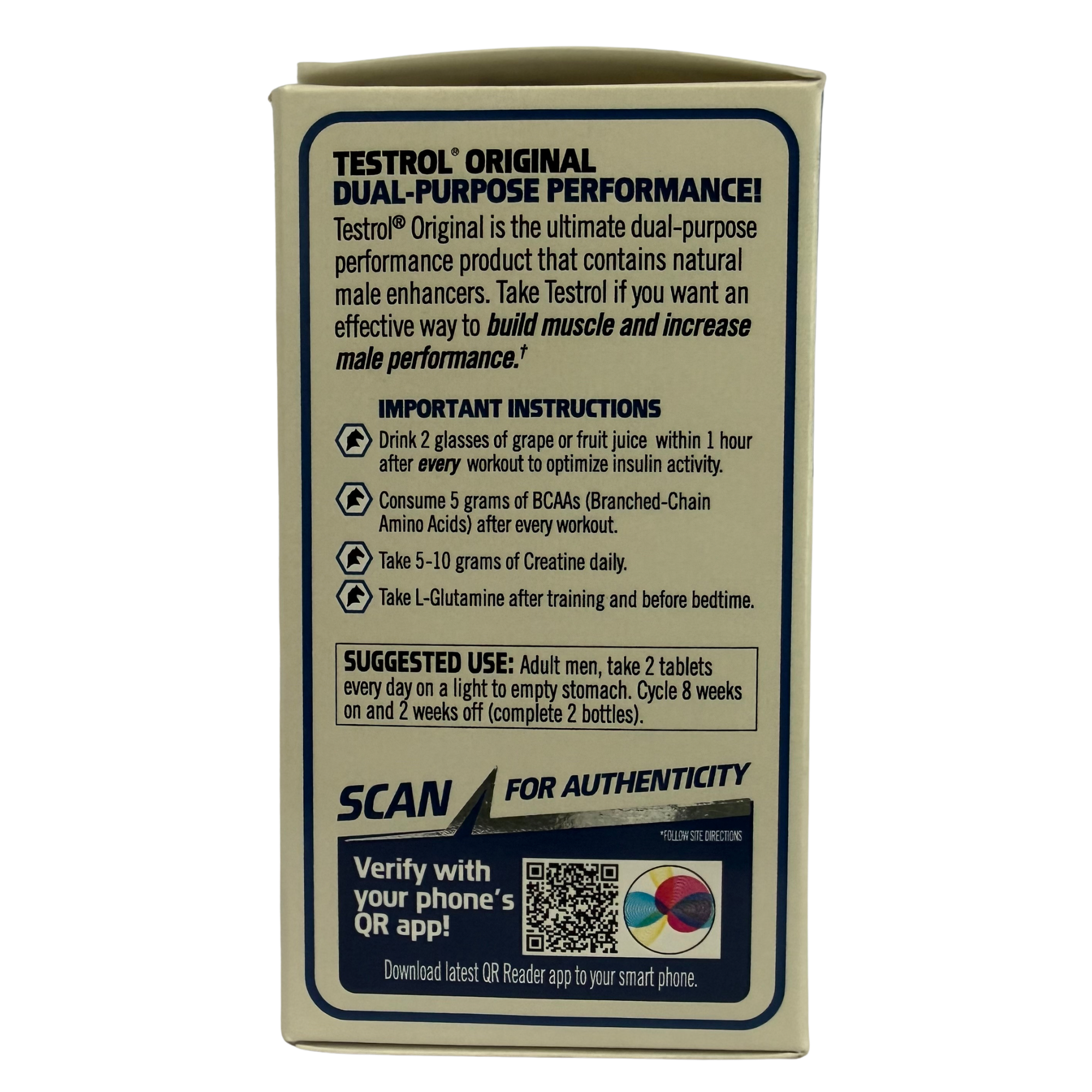 TESTROL ORIGINAL - 60 TABS