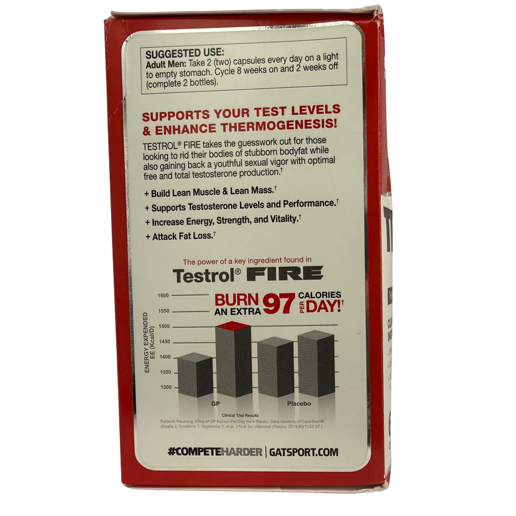 TESTROL FIRE - 60 TABS