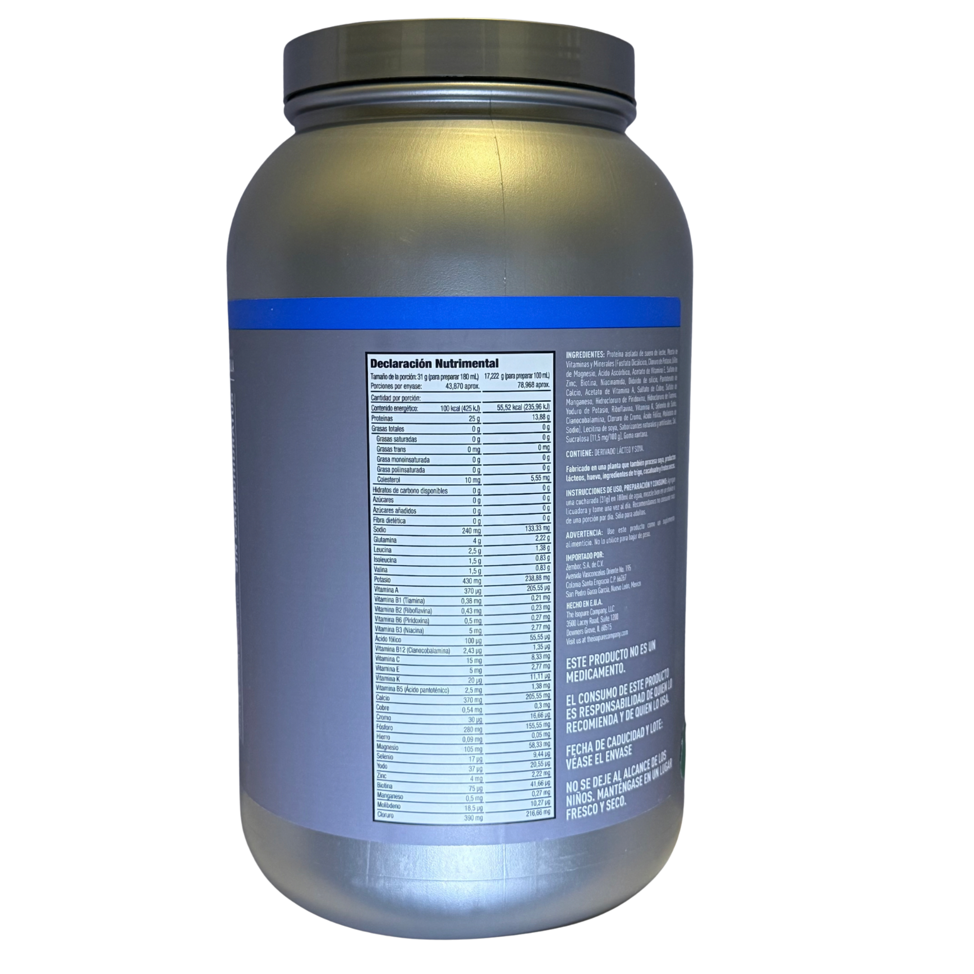 ISOPURE - 3 LIBRAS