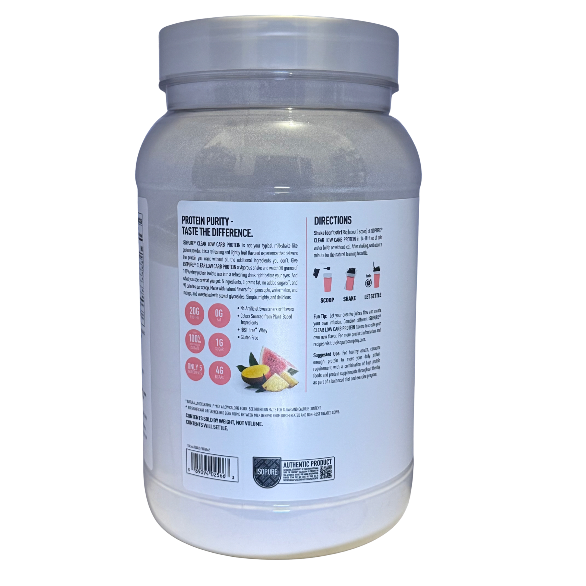 ISOPURE INFUSIONS - 1.98 LIBRAS