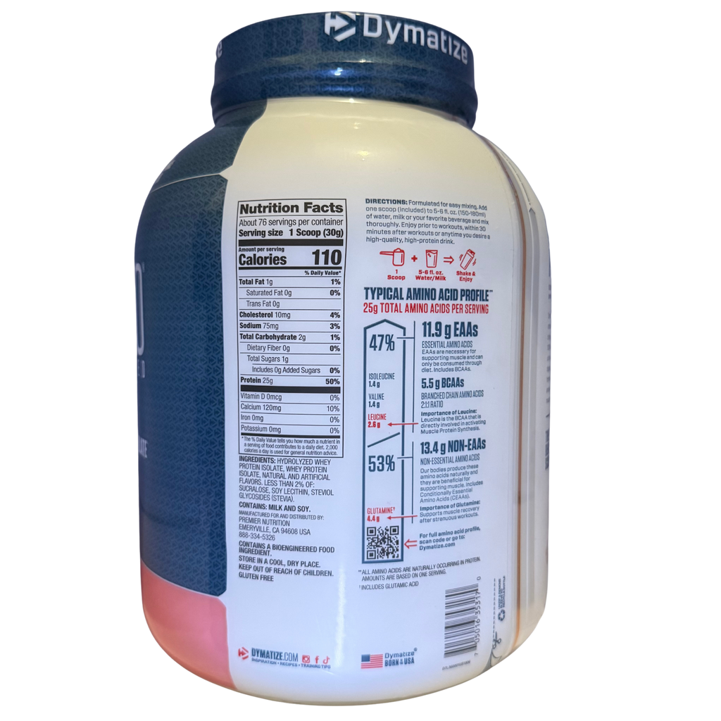 ISO 100 5 LB | PROTEÍNA AISLADA HIDROLIZADA