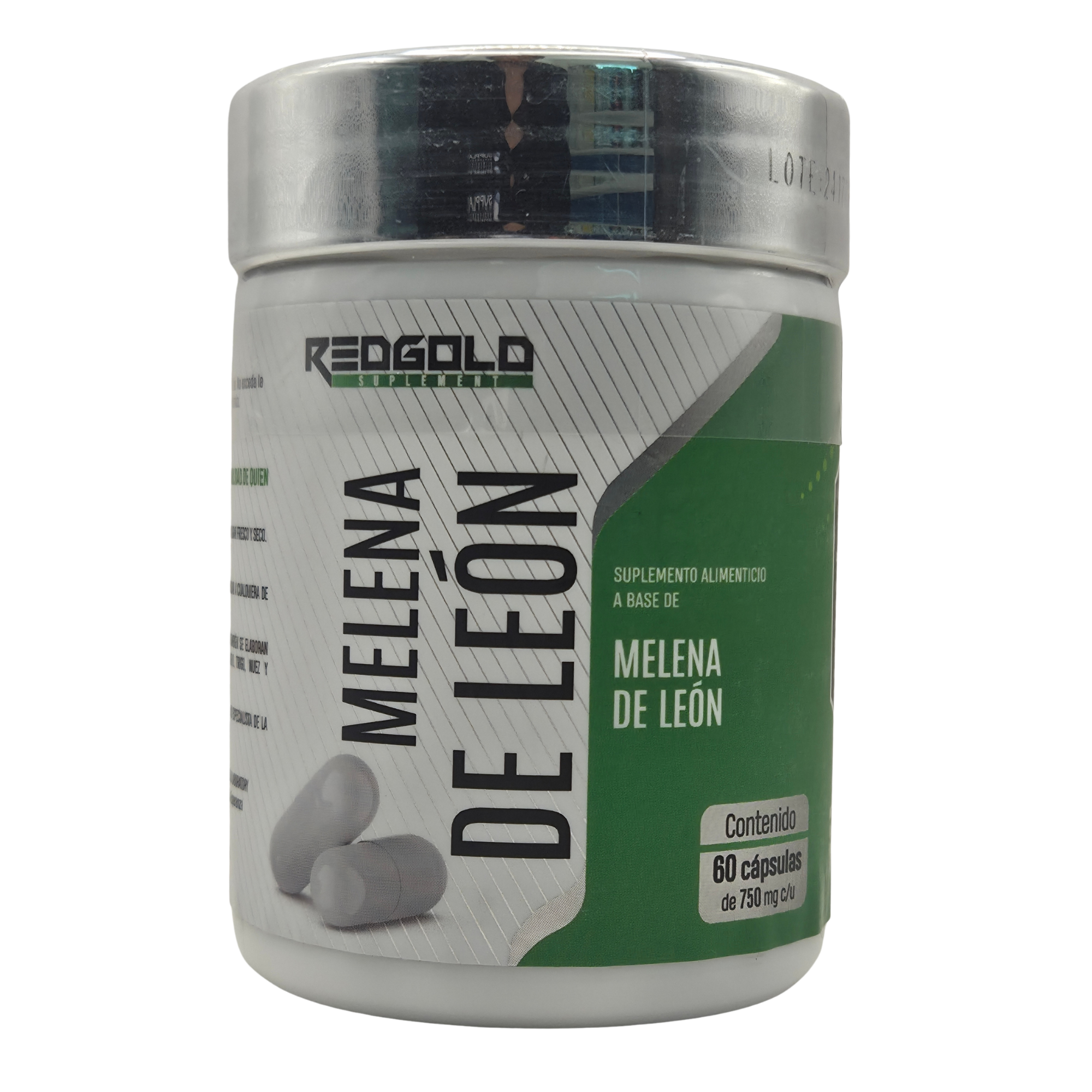 MELENA DE LEÓN RED GOLD 750MG - 60 CÁPSULAS - NOOTRÓPICO Y ENFOQUE MENTAL