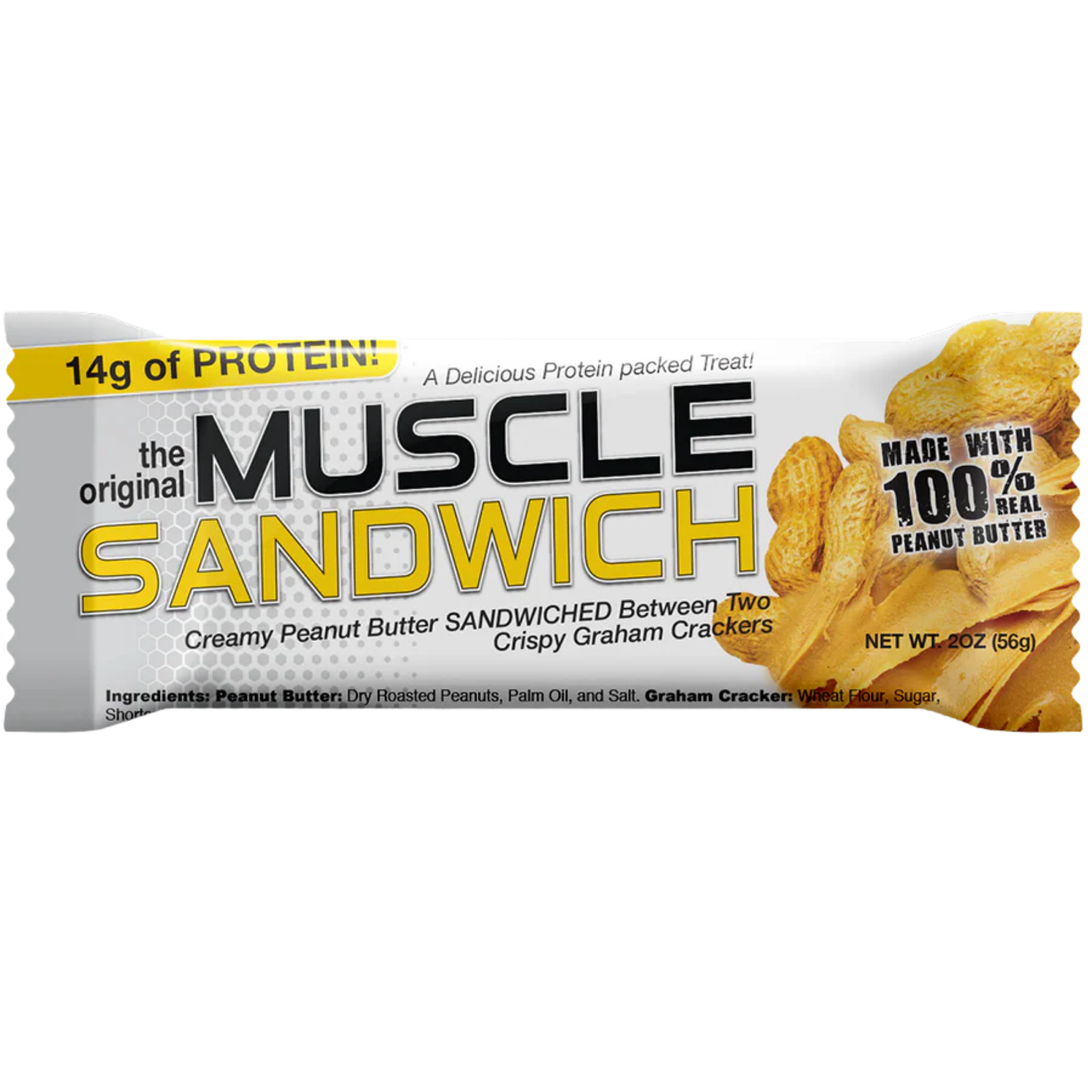 MUSCLE SANDWICH BARRITA DE PROTEÍNA - 14G DE PROTEÍNA - PIEZA INDIVIDUAL