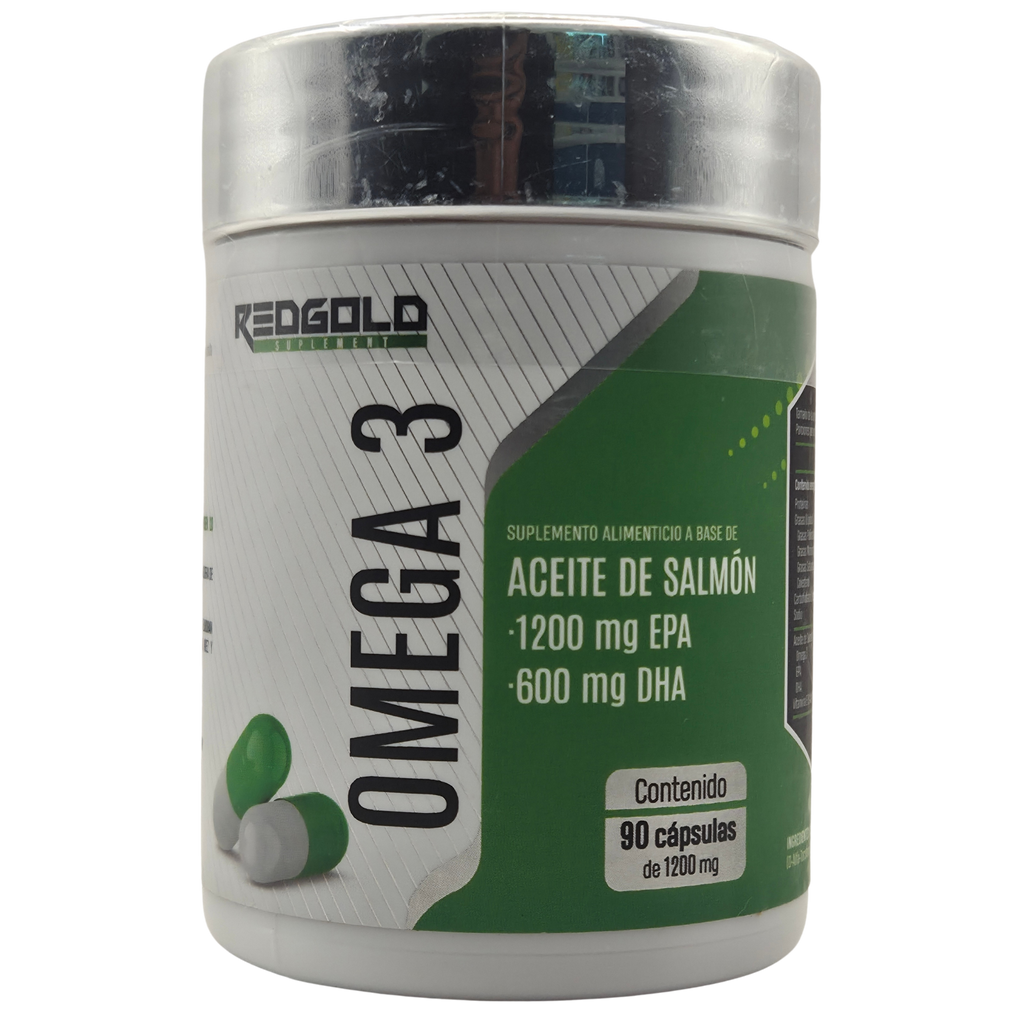 OMEGA 3 RED GOLD 90 CÁPSULAS - 1200MG EPA Y 600MG DHA ALTA POTENCIA