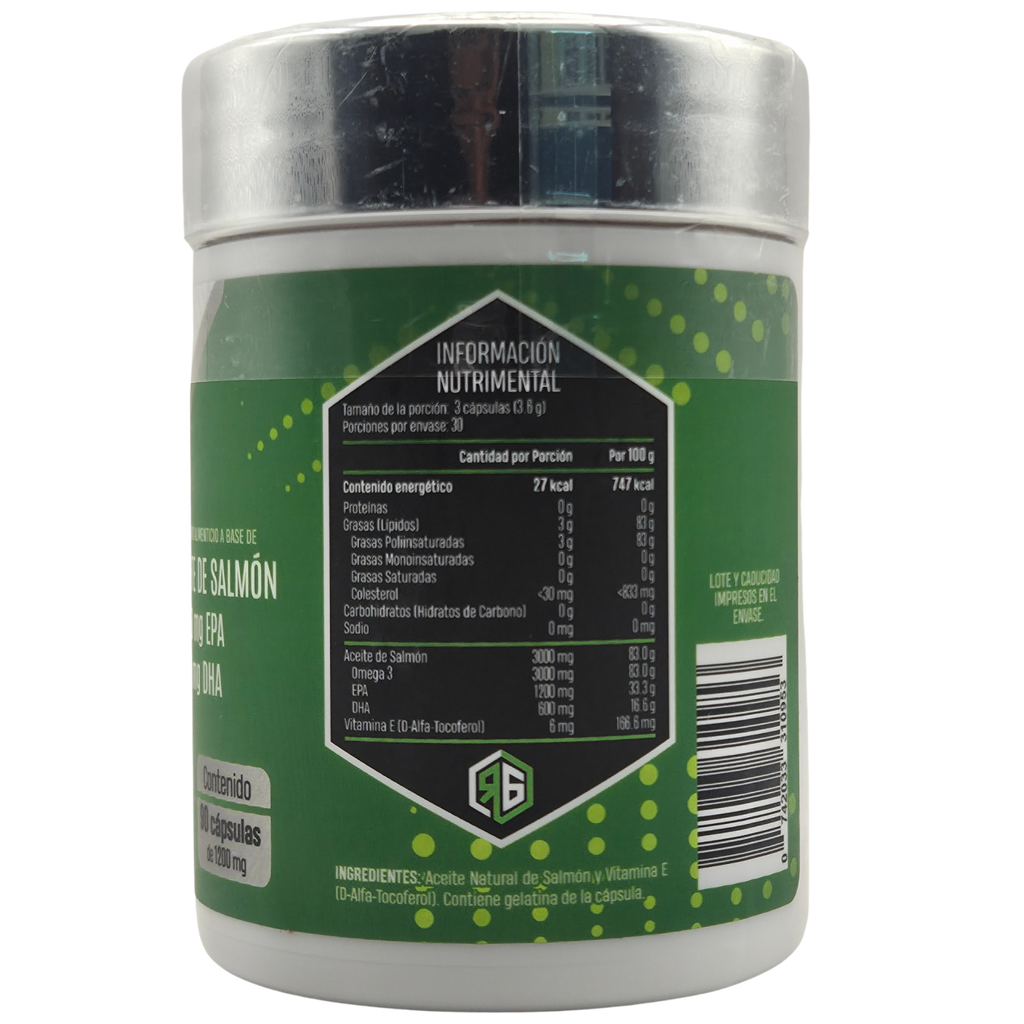 OMEGA 3 RED GOLD 90 CÁPSULAS - 1200MG EPA Y 600MG DHA ALTA POTENCIA