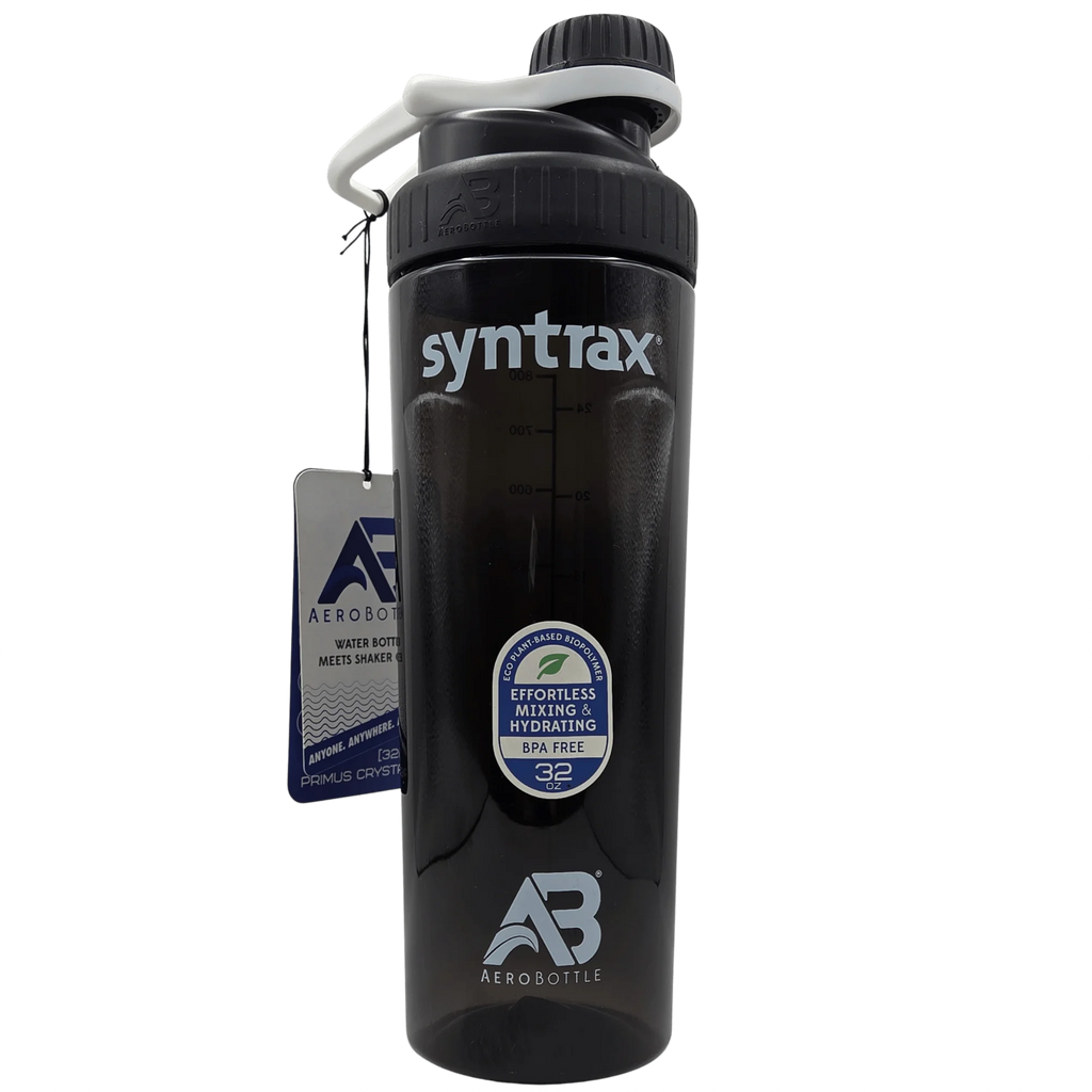 Syntrax AeroBottle 32 oz – Botella de Agua y Shaker