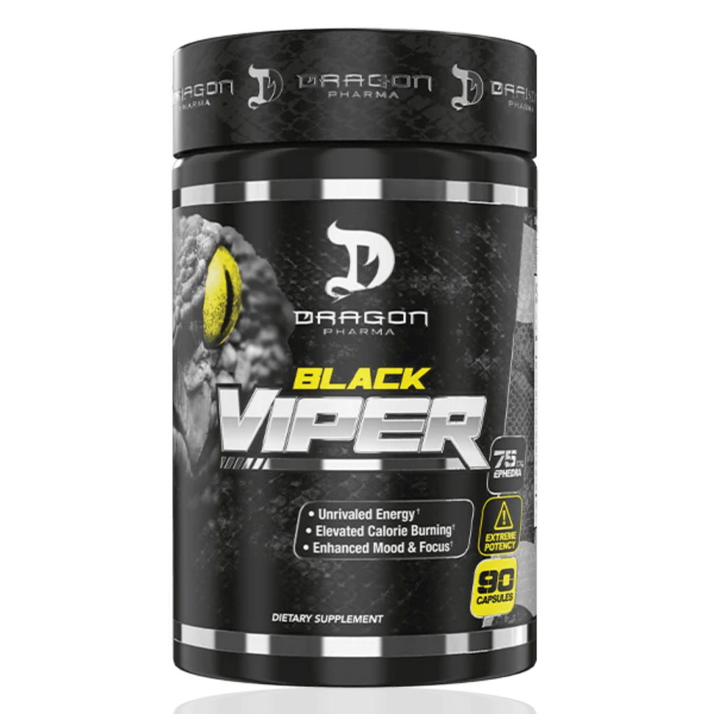 BLACK VIPER DRAGON PHARMA – 90 CÁPSULAS - Supplab MX