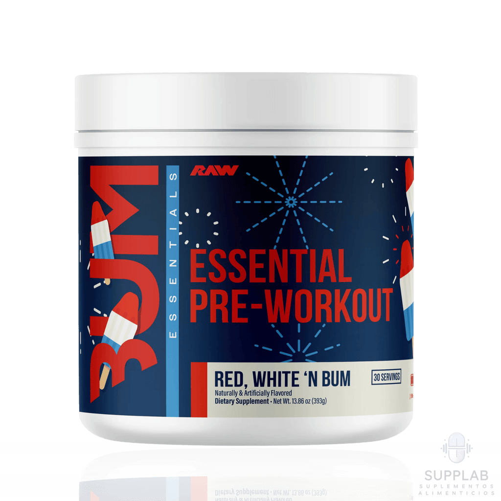 BUM ESSENTIAL RAW – 30 SERVICIOS - Supplab MX