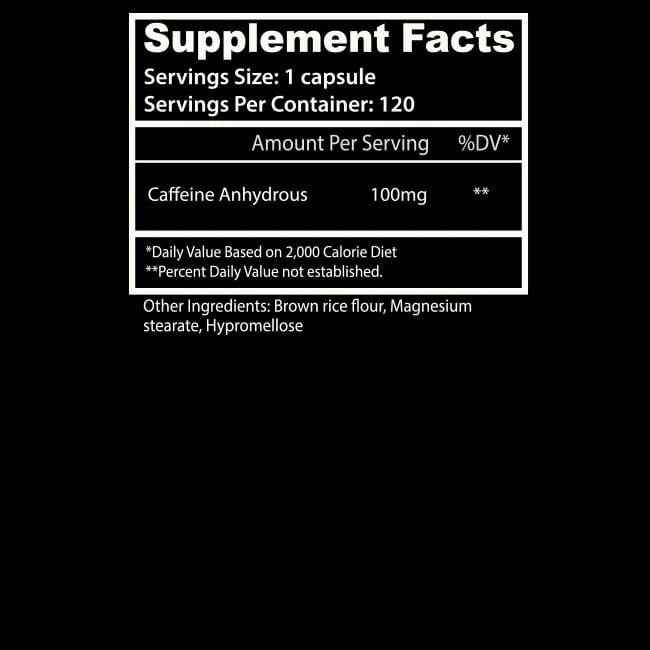 CAFEÍNA INSANE LABZ – 120 CÁPSULAS - Supplab MX