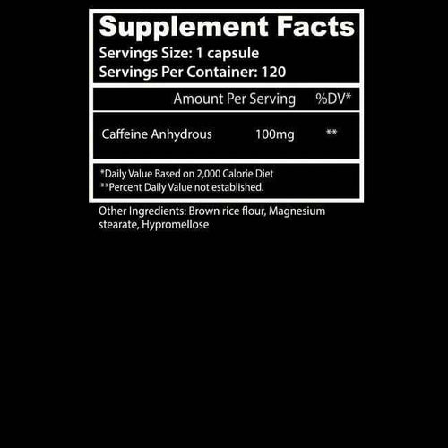 CAFEÍNA INSANE LABZ – 120 CÁPSULAS - Supplab MX