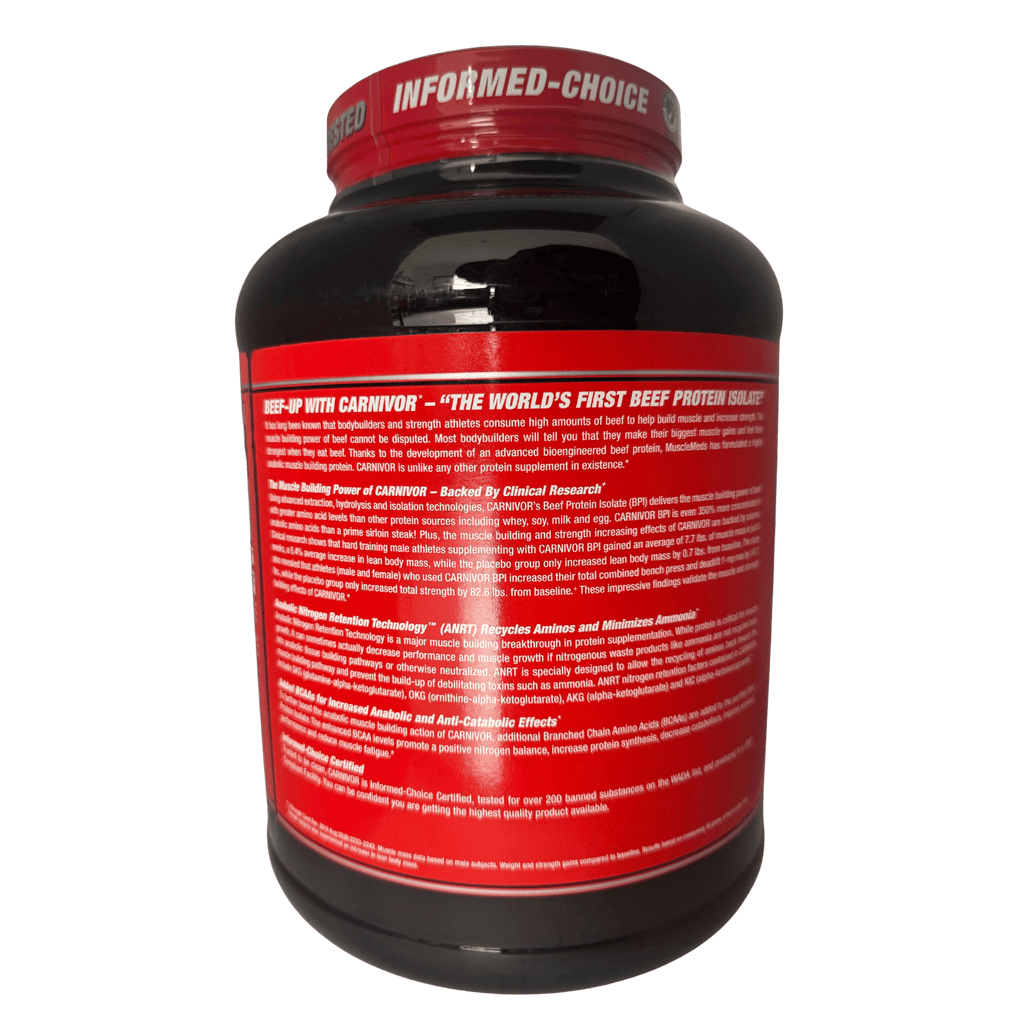 CARNIVOR MUSCLEMEDS – 4.19 LB PROTEÍNA - Supplab MX
