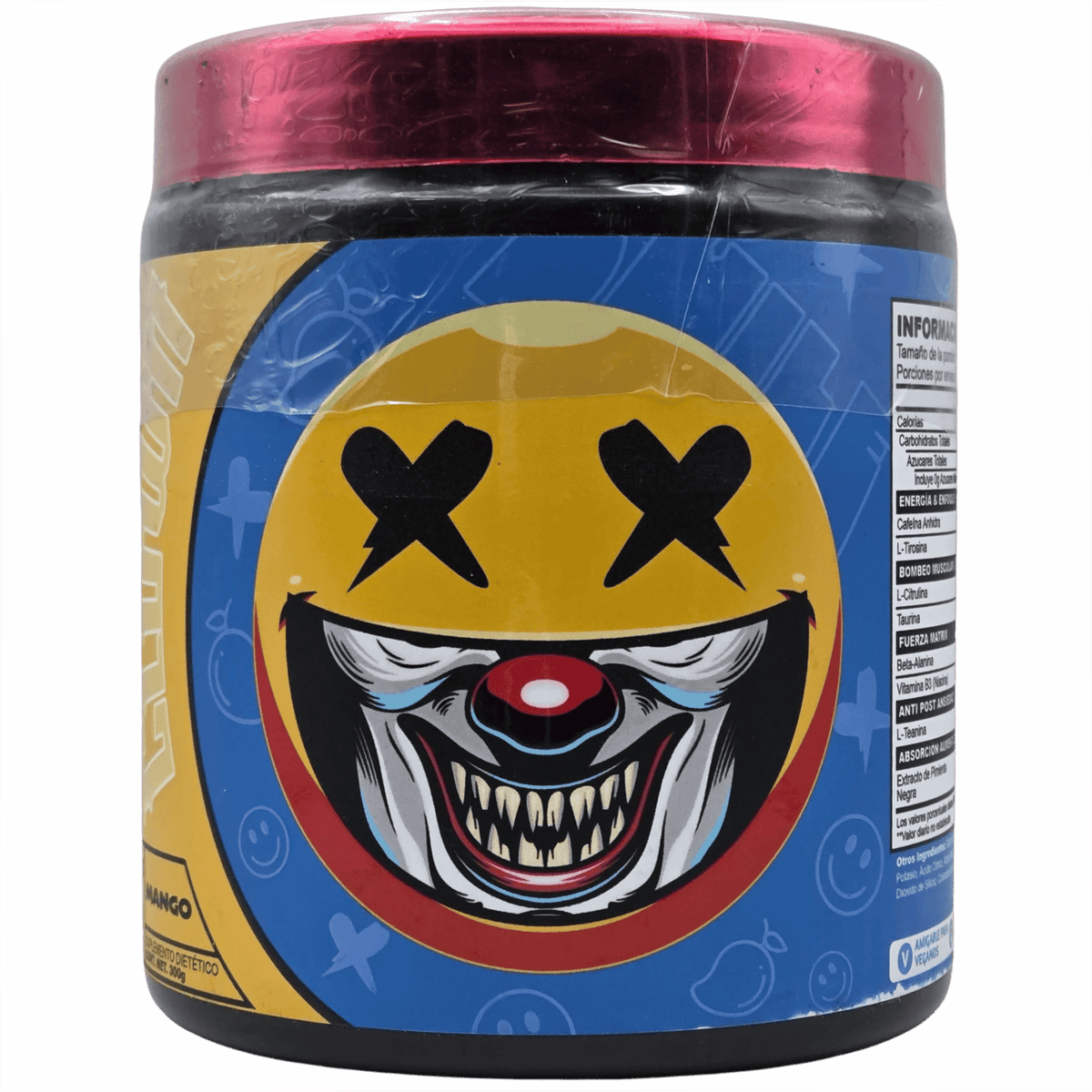Clown Smile Labz Pre-Entreno 30 Servicios - Supplab MX