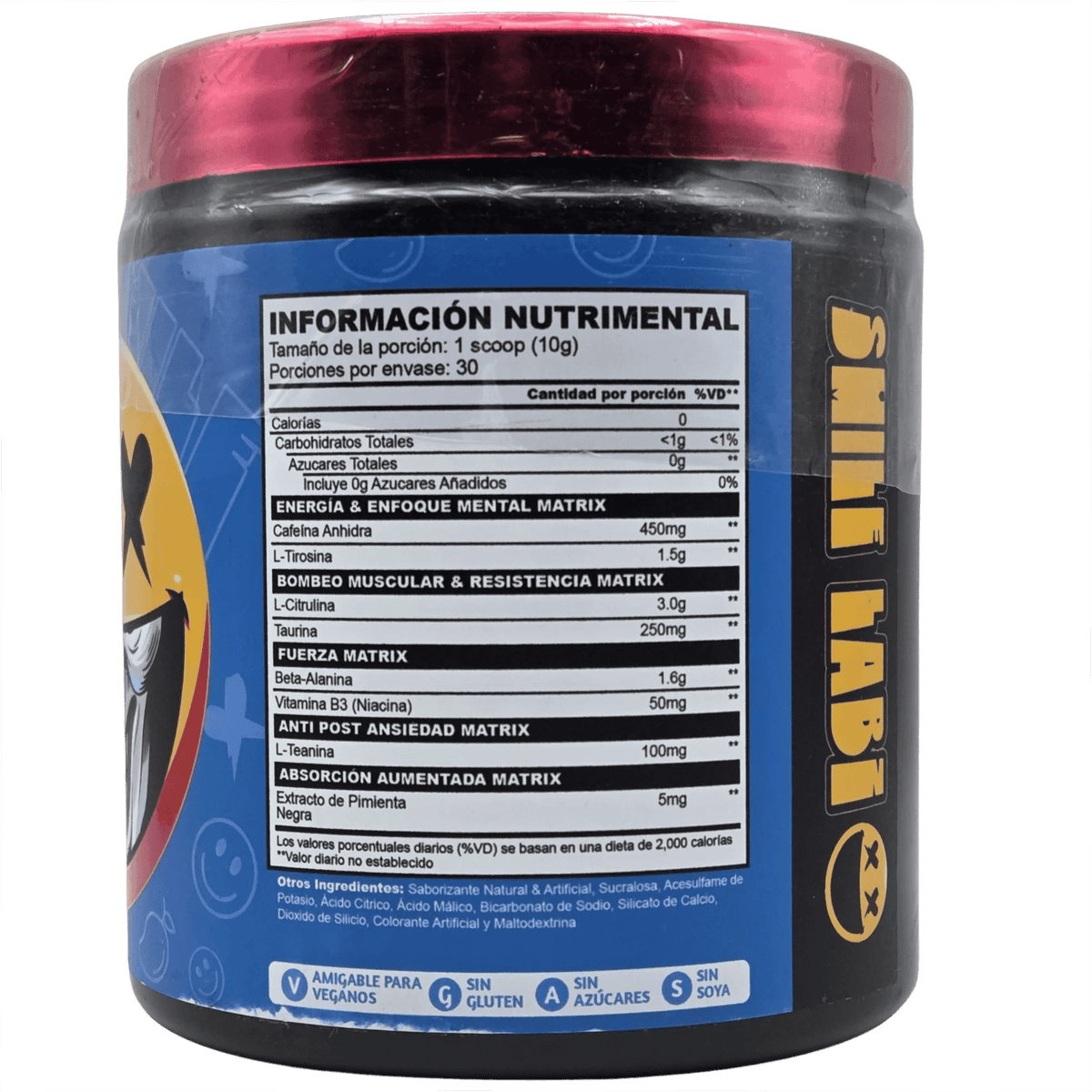 Clown Smile Labz Pre-Entreno 30 Servicios - Supplab MX