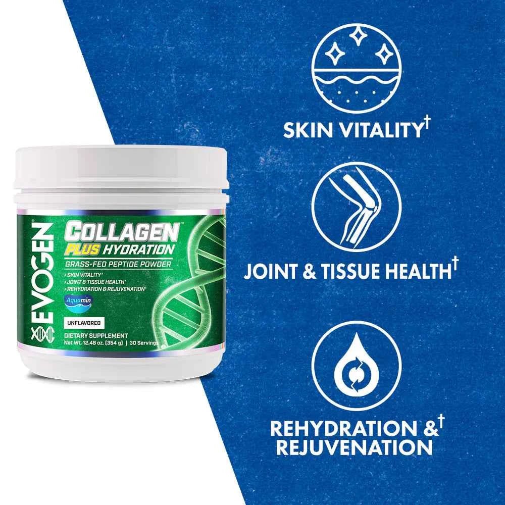 COLÁGENO PLUS HYDRATION EVOGEN – 30 SERVICIOS - Supplab MX