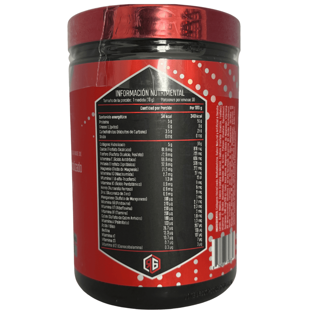 COLÁGENO RED GOLD – VITAMINAS Y MINERALES 300G - Supplab MX