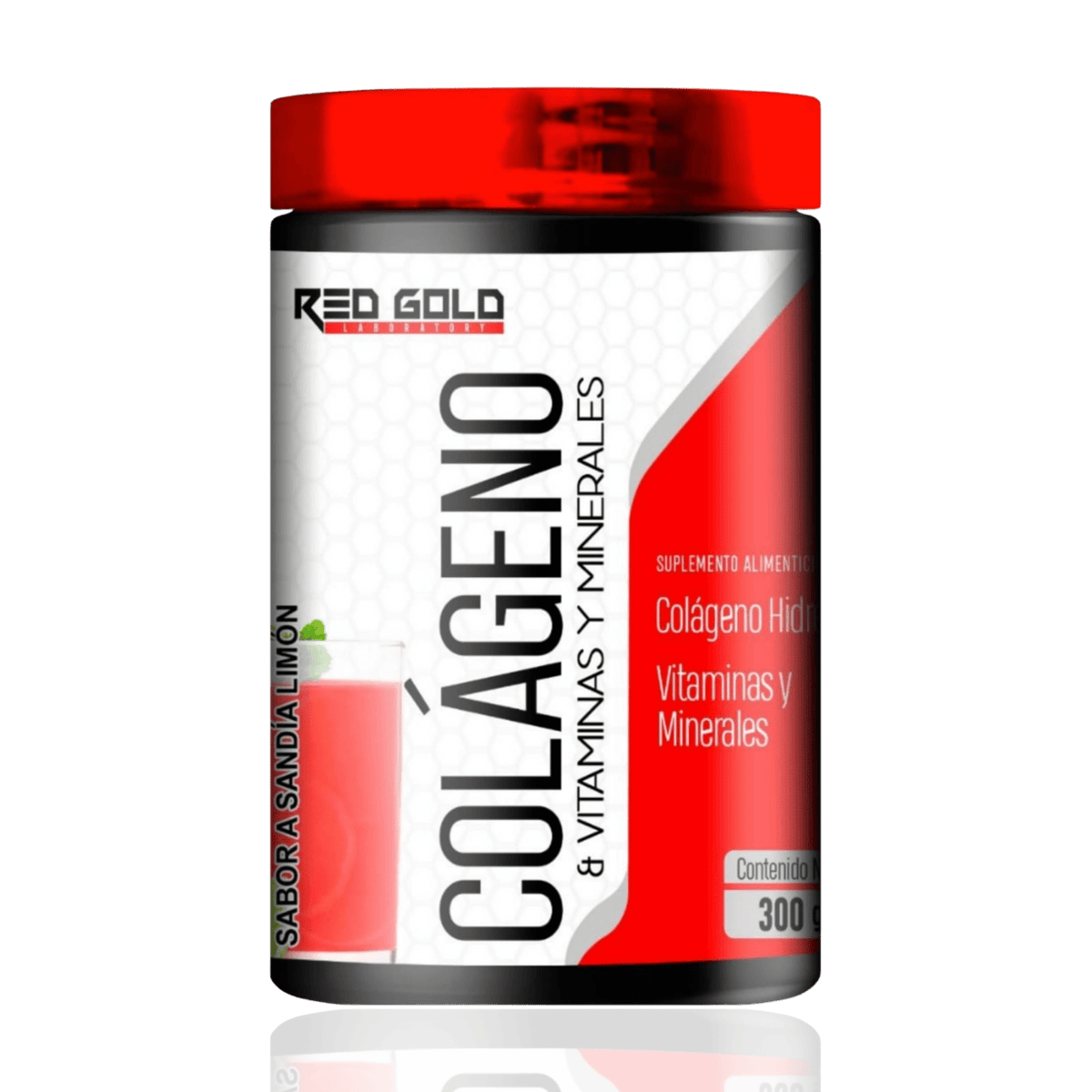 COLÁGENO RED GOLD – VITAMINAS Y MINERALES 300G - Supplab MX