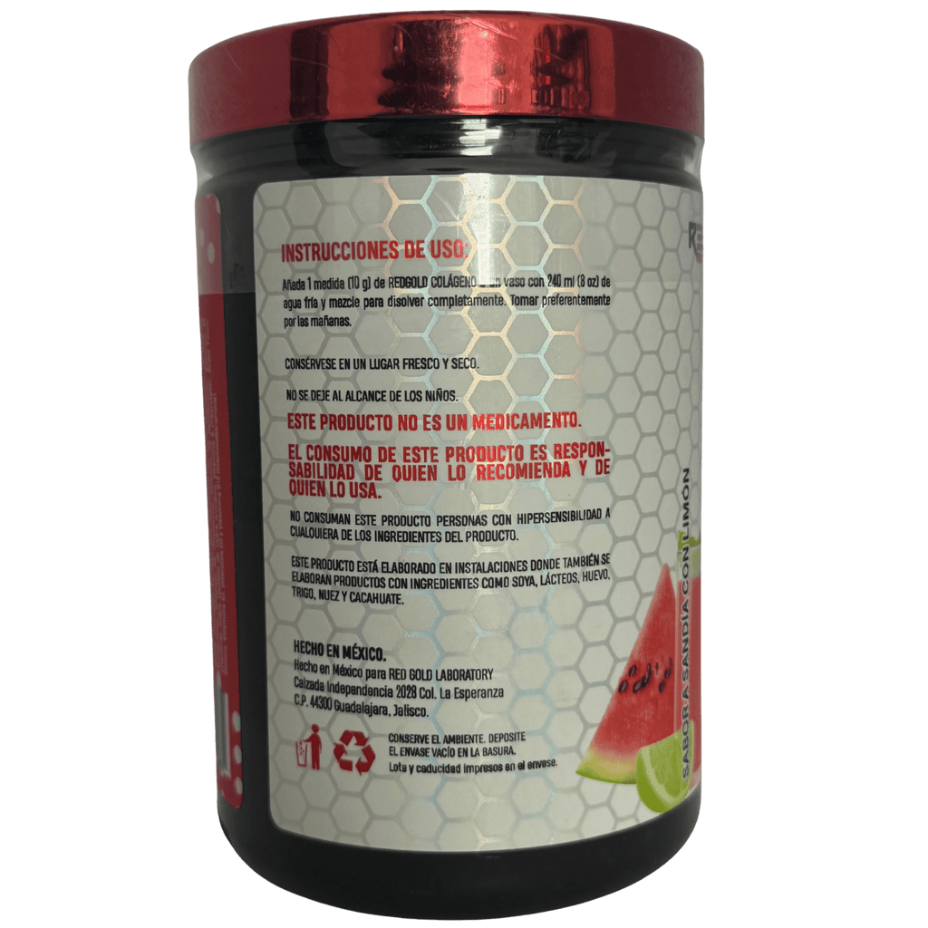 COLÁGENO RED GOLD – VITAMINAS Y MINERALES 300G - Supplab MX