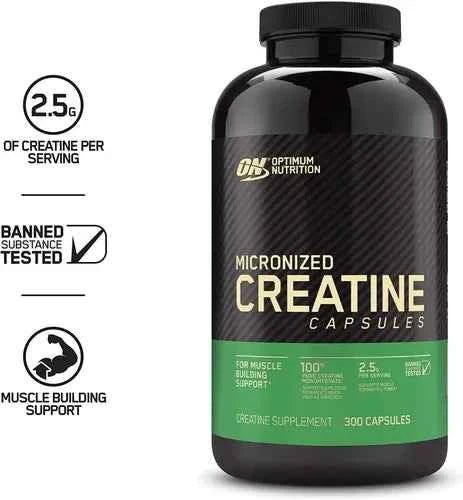 CREATINA MICRONIZADA ON – 300 CÁPSULAS - Supplab MX