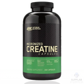 Optimum Nutrition Micronized Creatine, creatina monohidratada micronizada en presentación de 300 cápsulas frente