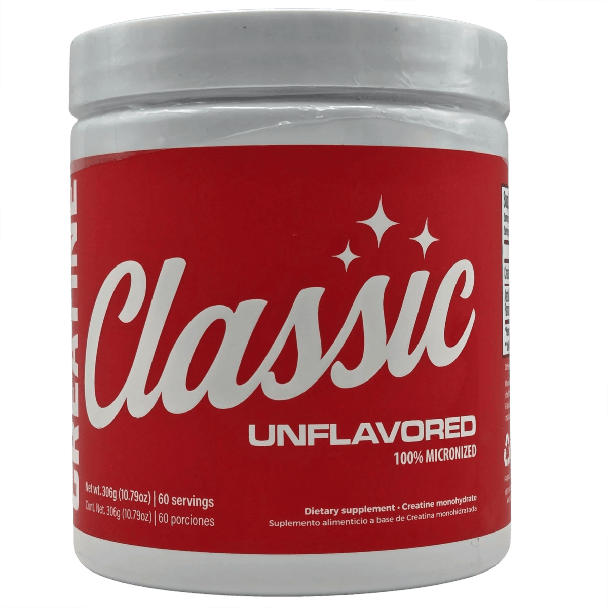 Creatina Monohidratada Classic Supps 306 g – 60 Servicios - Supplab MX