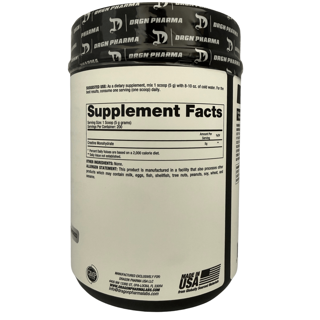 CREATINA MONOHIDRATADA – DRAGON PHARMA - Supplab MX