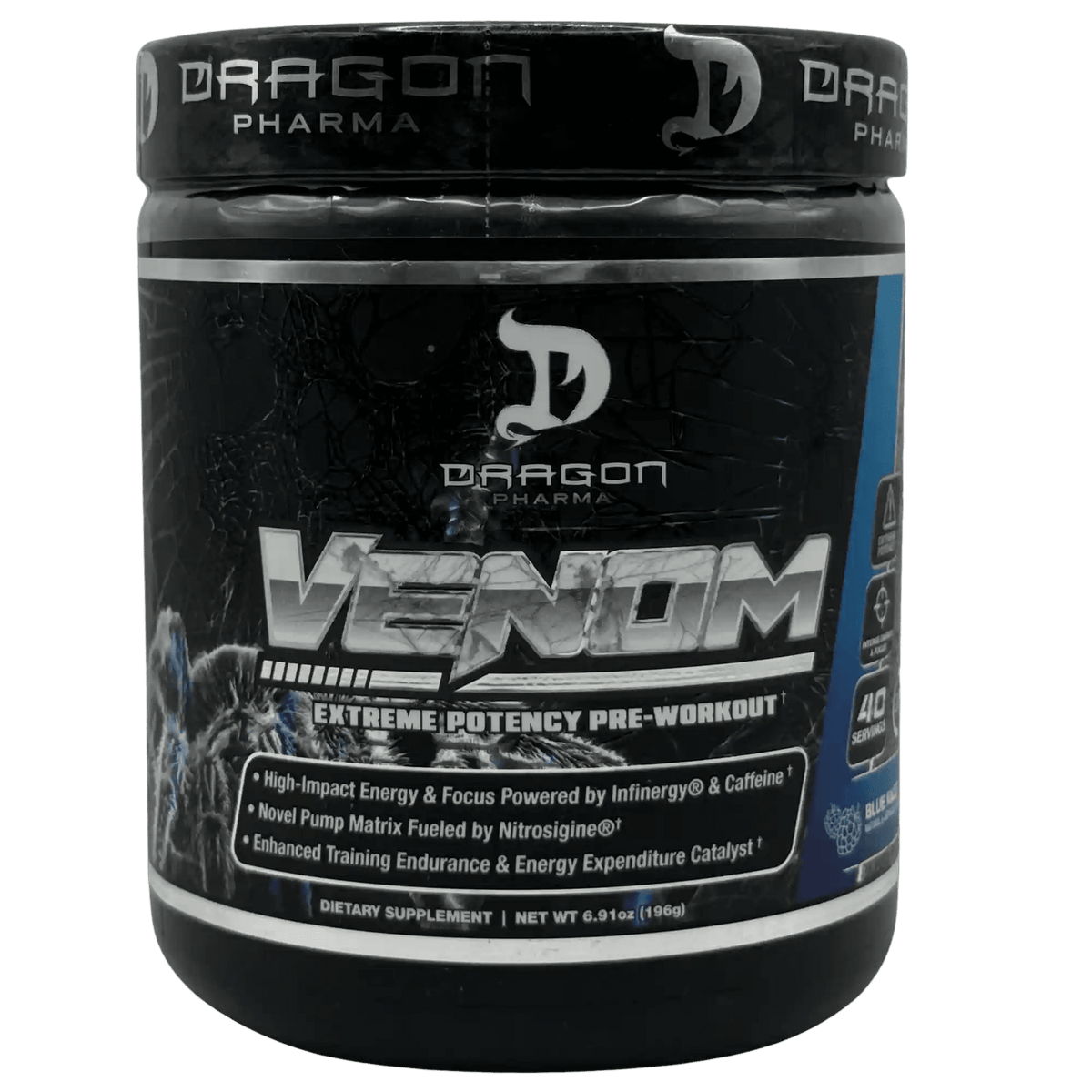 Dragon Pharma Venom Pre Entreno – 40 servicios - Supplab MX