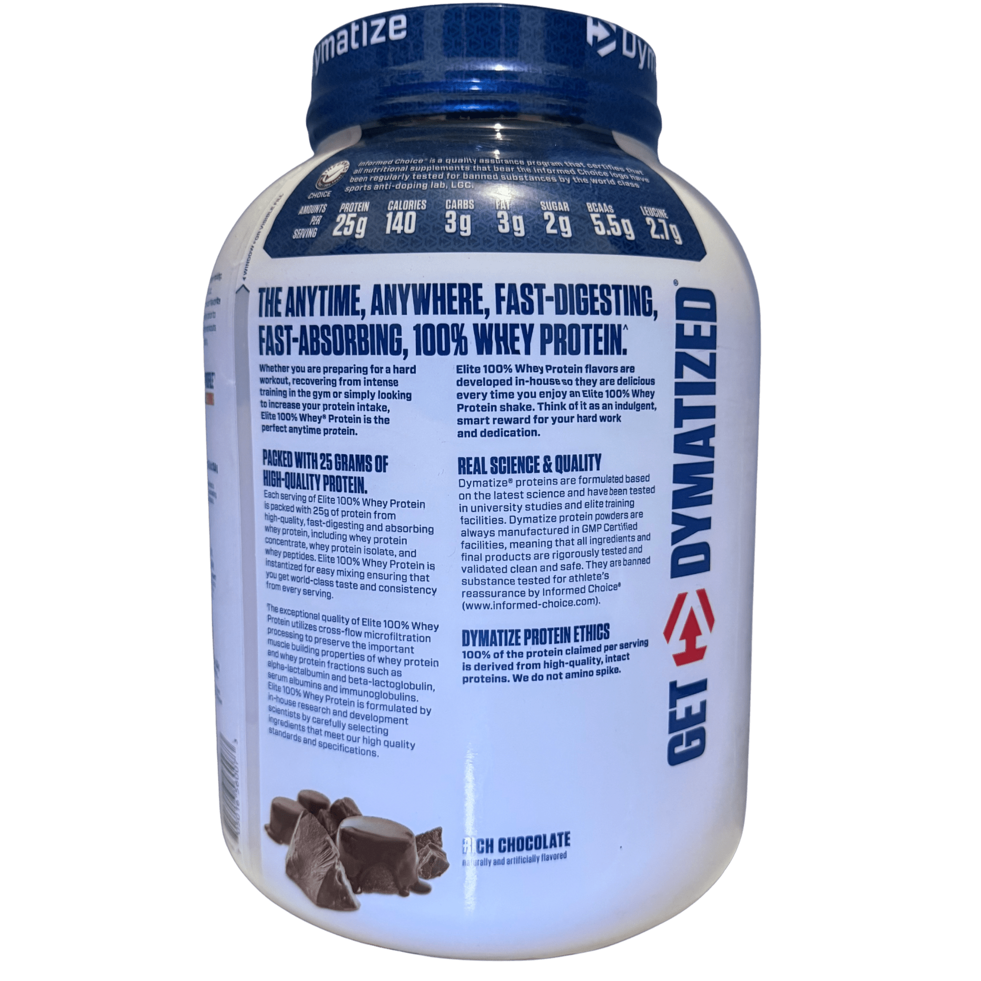 ELITE WHEY DYMATIZE – 5 LB PROTEÍNA - Supplab MX