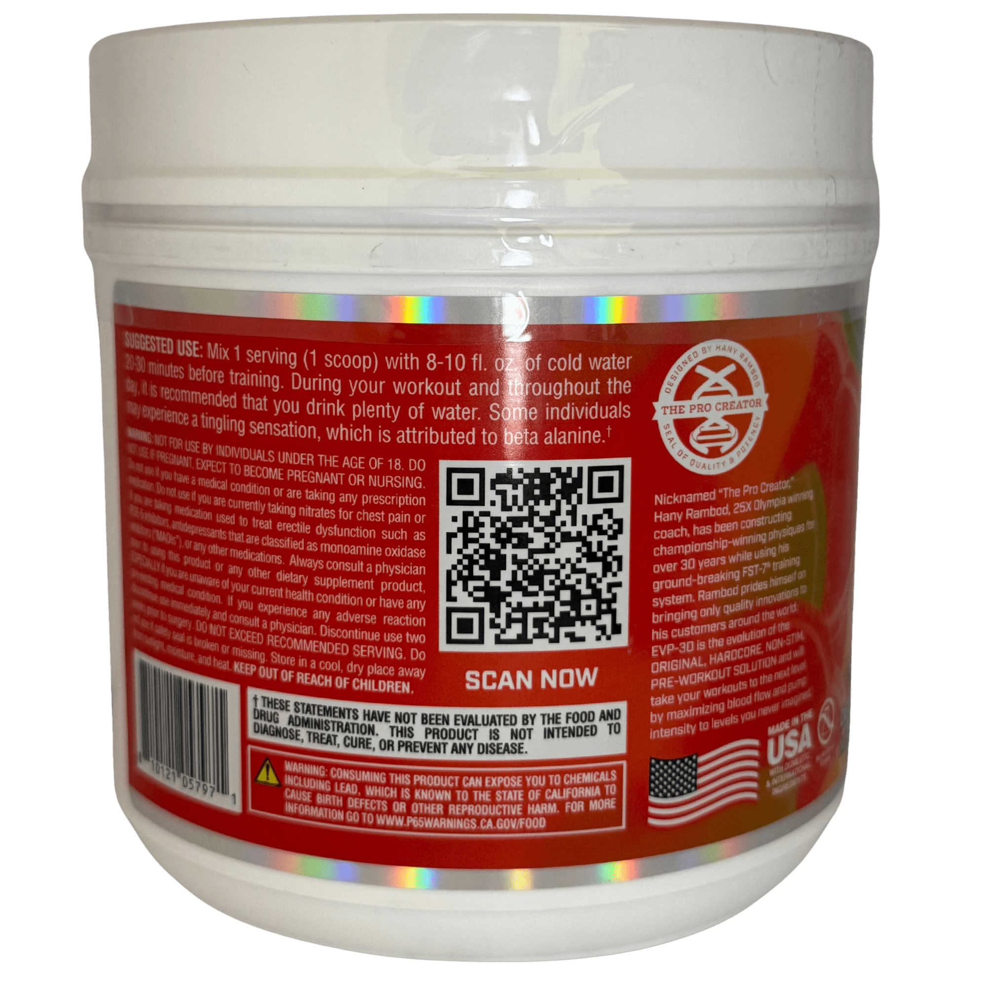 EVP 3D EVOGEN – 40 SERVICIOS SIN ESTIMULANTES - Supplab MX