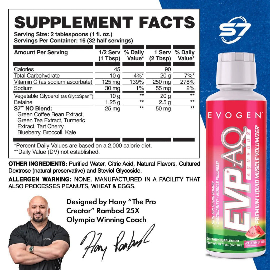 EVP AQ LIQUID GLYCEROL | EVOGEN 16 OZ