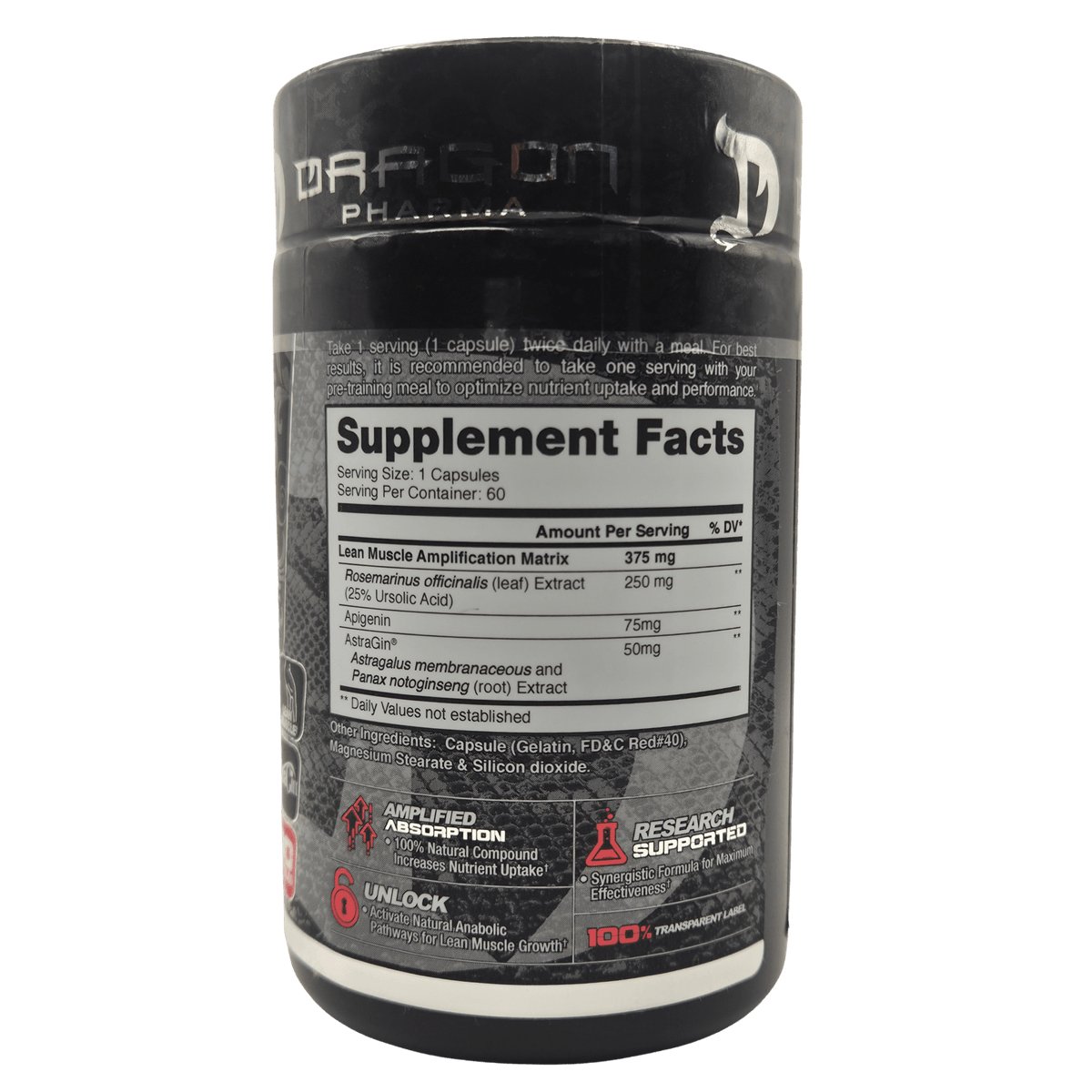 FEMATROPE DRAGON PHARMA - 60 CÁPSULAS - ANABÓLICO NATURAL FEMENINO - Supplab MX