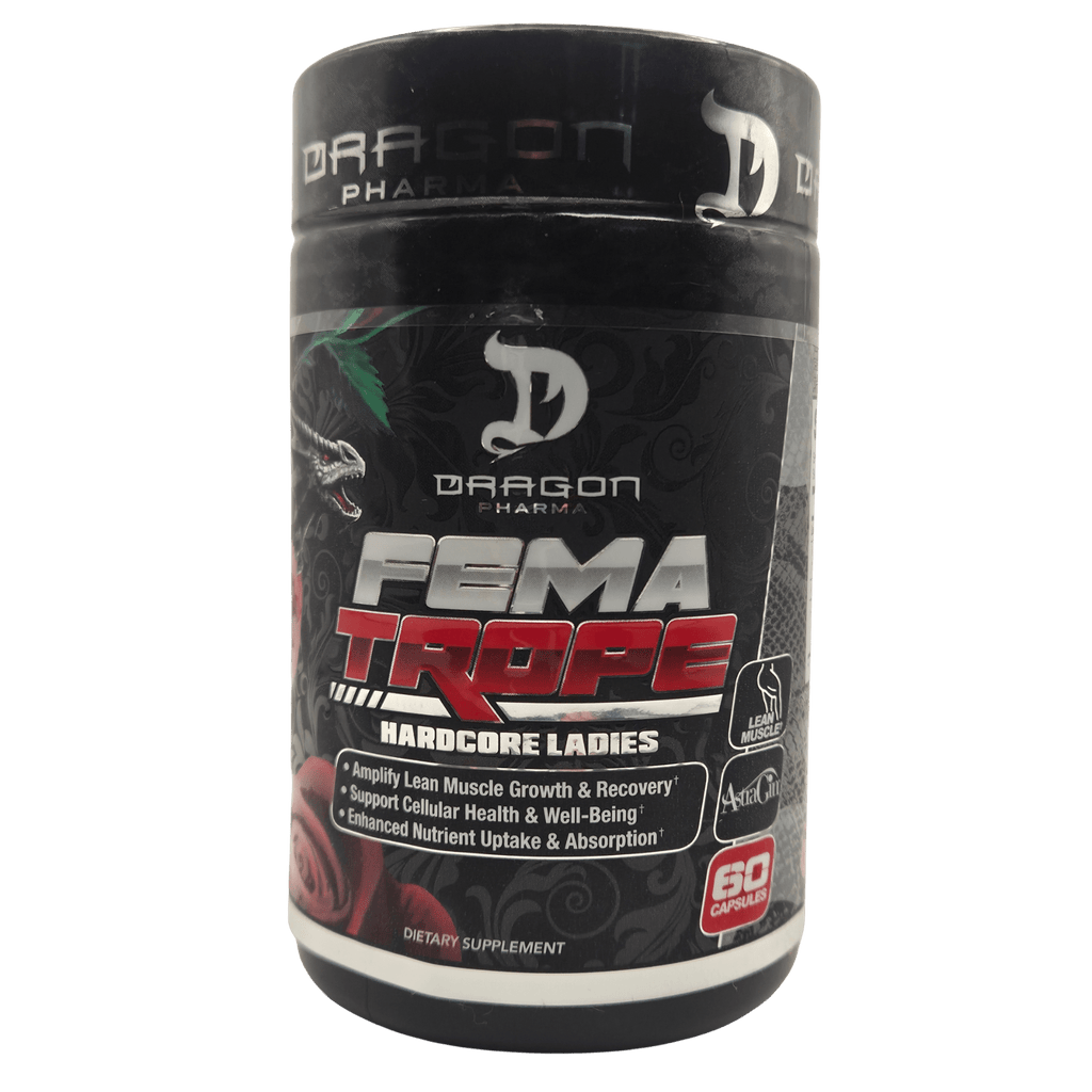 FEMATROPE DRAGON PHARMA - 60 CÁPSULAS - ANABÓLICO NATURAL FEMENINO - Supplab MX