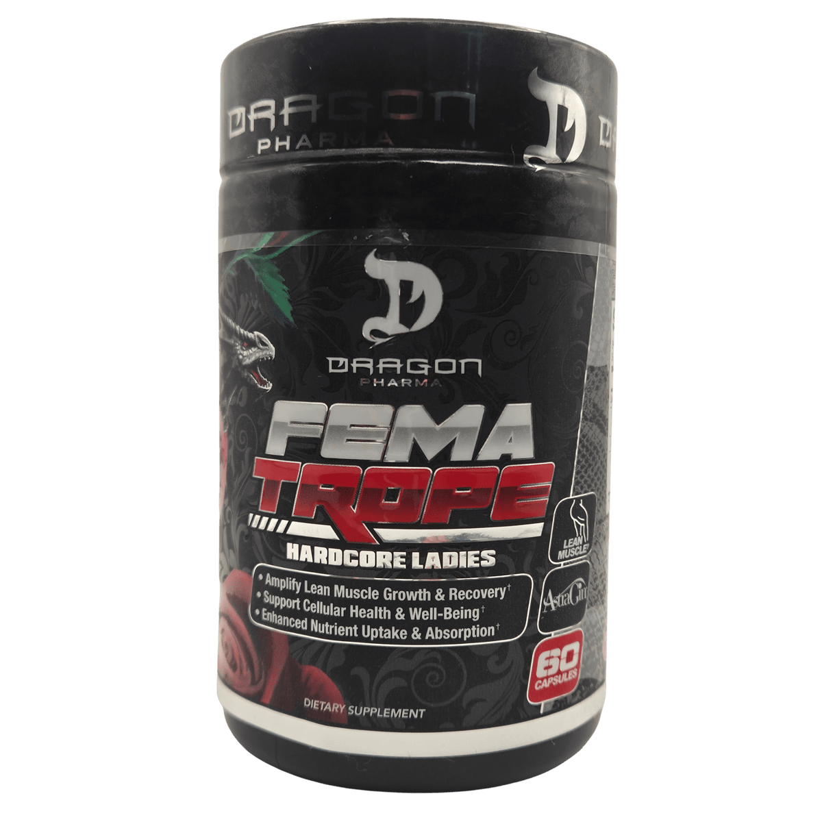FEMATROPE DRAGON PHARMA - 60 CÁPSULAS - ANABÓLICO NATURAL FEMENINO - Supplab MX