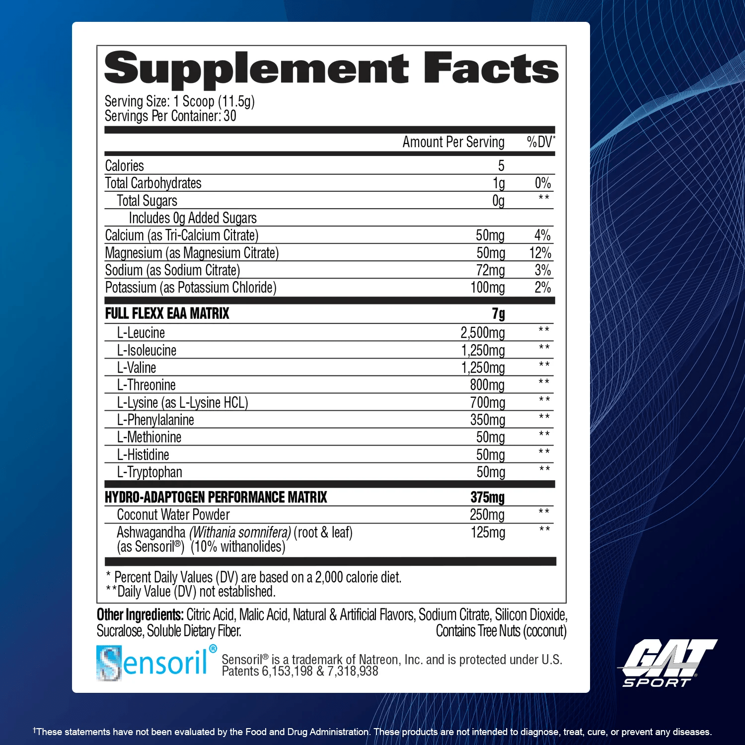 FLEXX EAA GAT SPORT – 30 SERVICIOS - Supplab MX