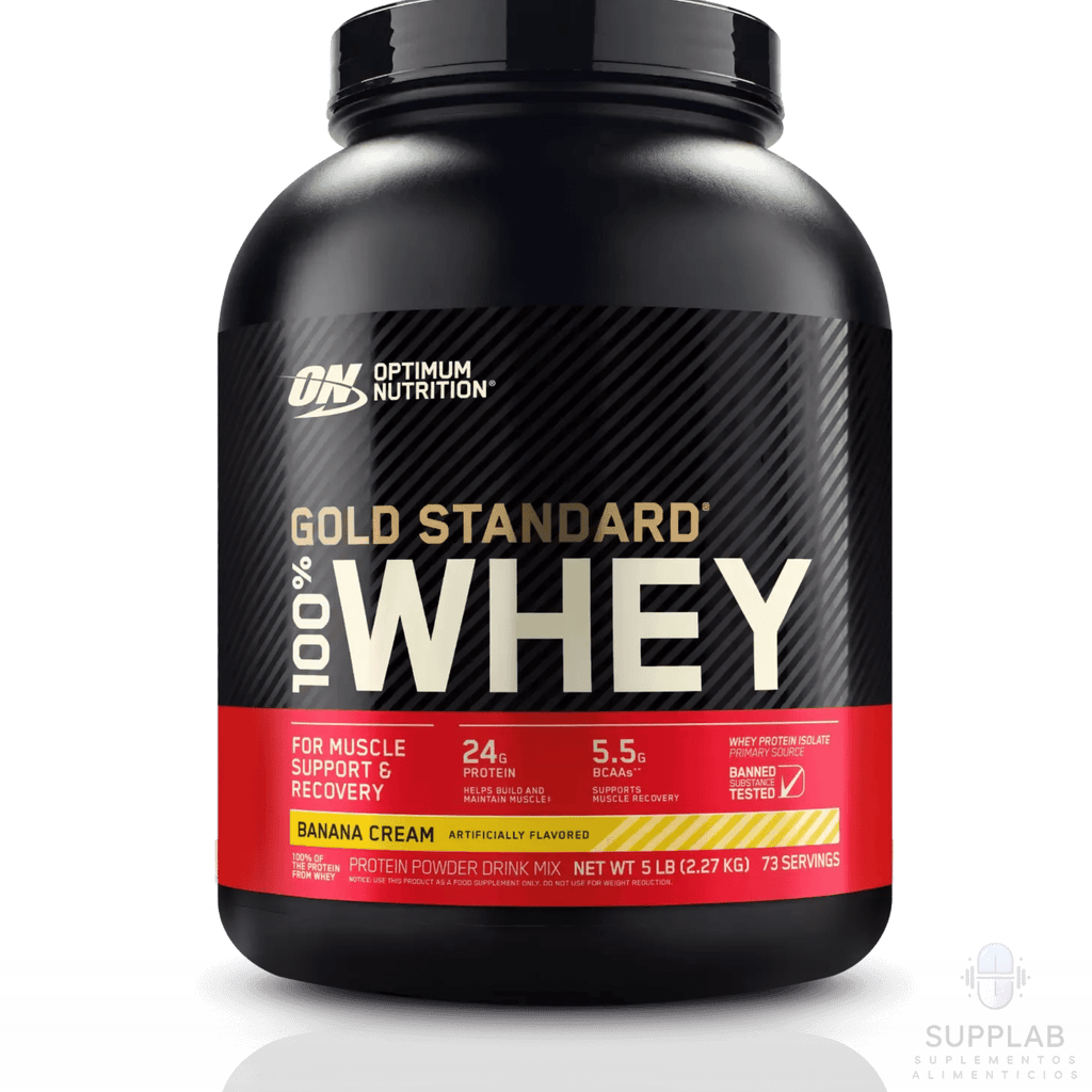 GOLD STANDARD 100% WHEY 5 LB – PROTEÍNA ON - Supplab MX