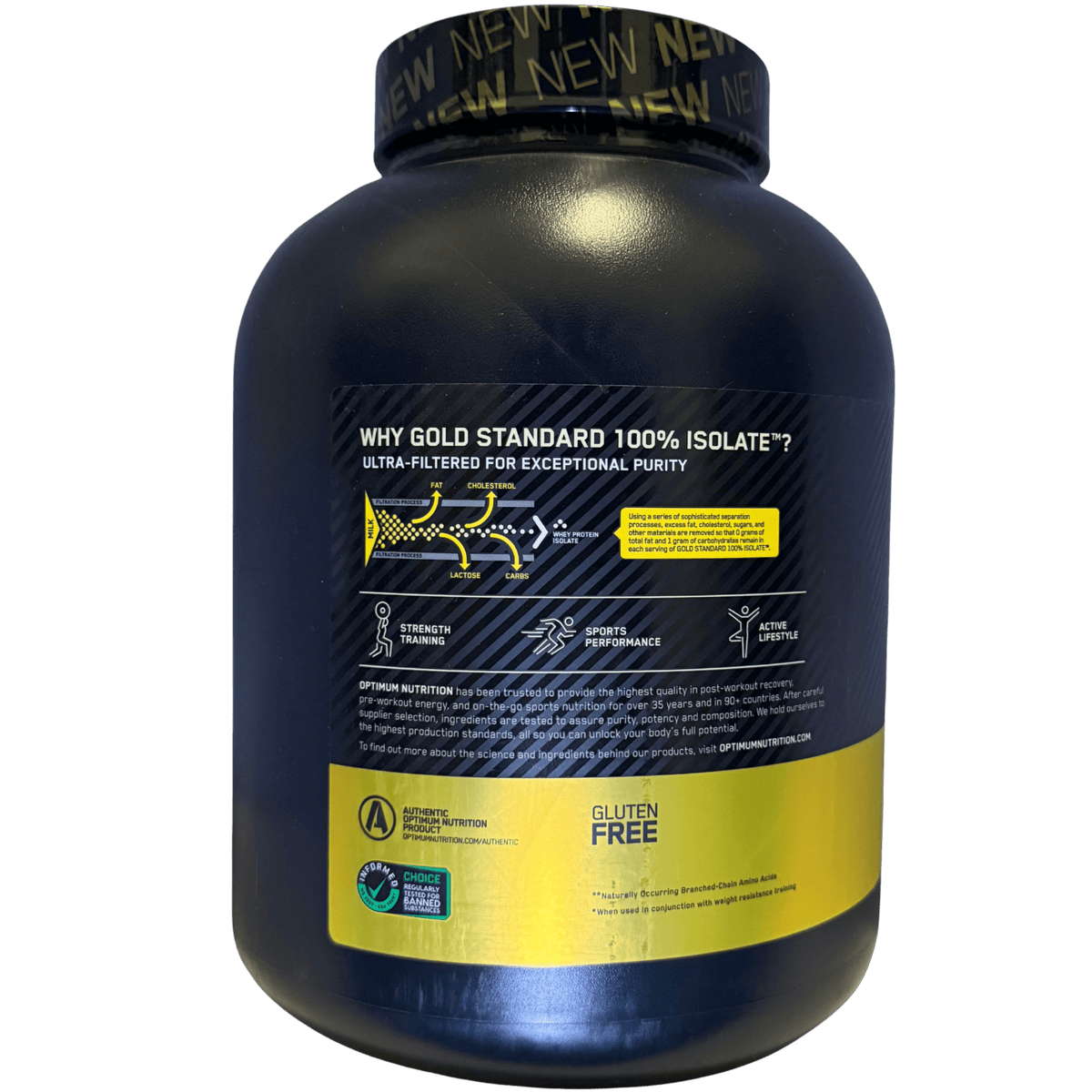 GOLD STANDARD ISOLATE ON – 5 LB PROTEÍNA - Supplab MX