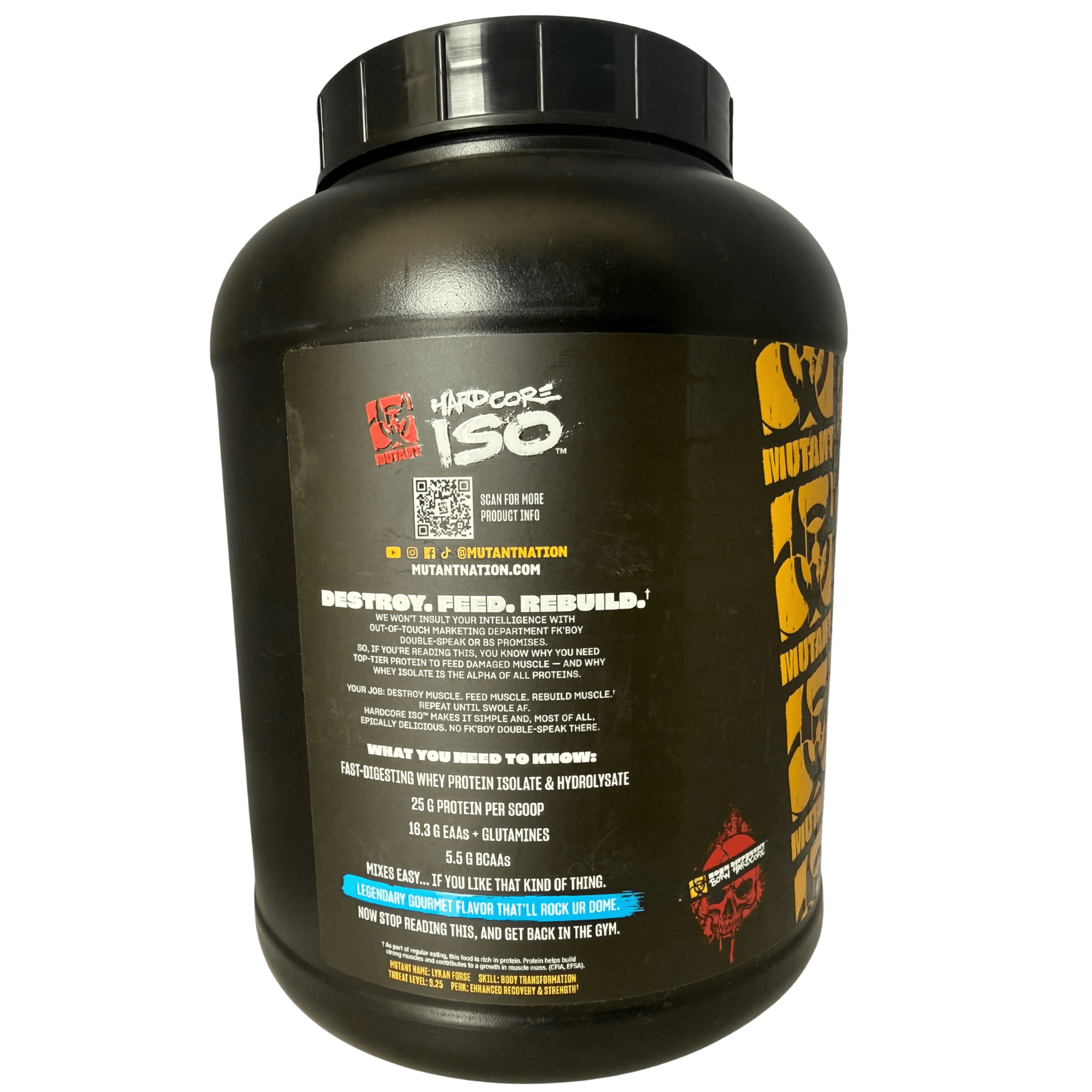 HARDCORE ISO MUTANT – 5 LB PROTEÍNA AISLADA - Supplab MX