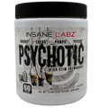Insane Labz Psychotic Saw, preentreno en polvo en presentación de 60 servicios frontal