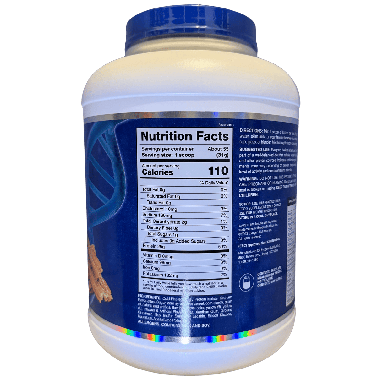 ISOJECT EVOGEN – 3.76 LB PROTEÍNA AISLADA - Supplab MX