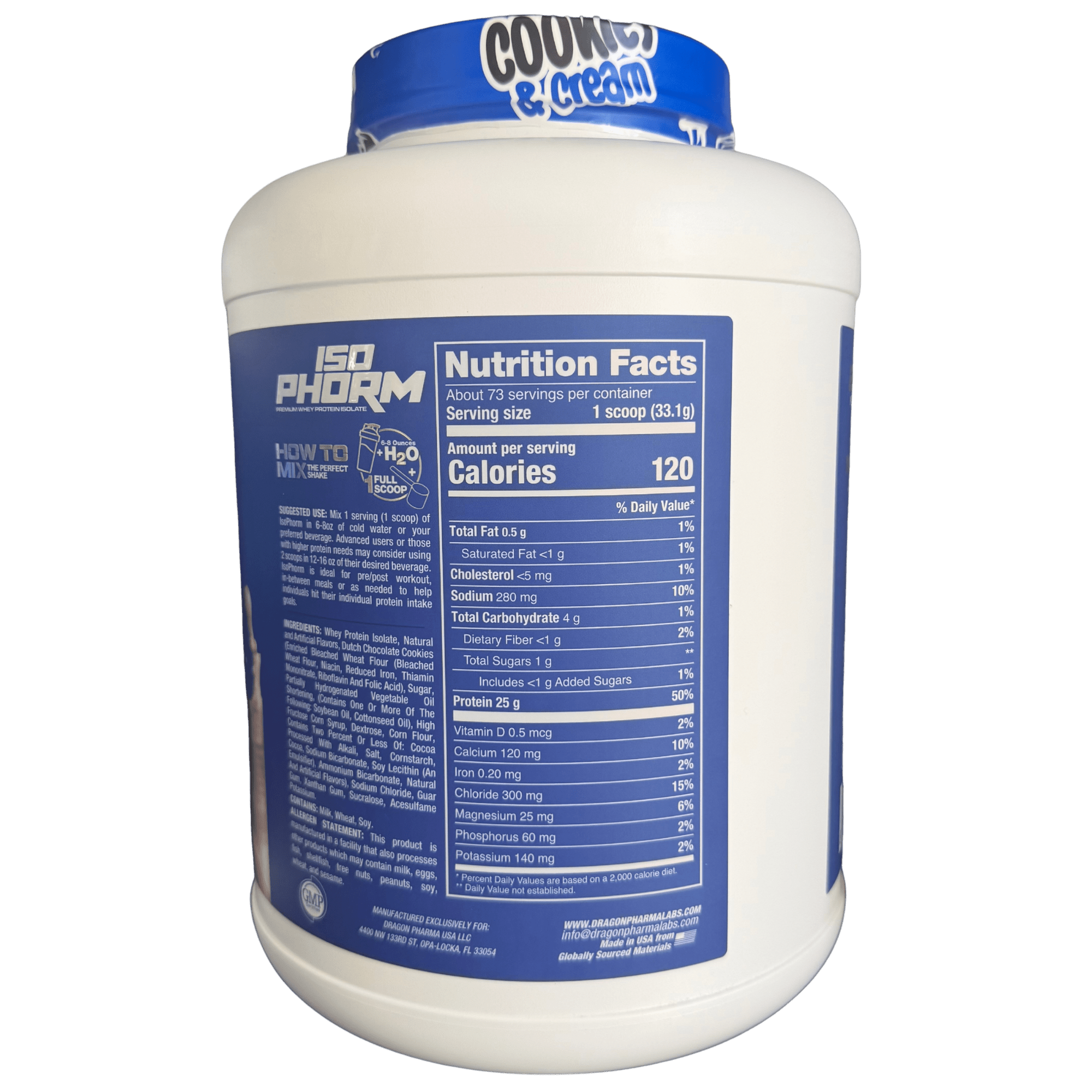 ISOPHORM DRAGON PHARMA 5 LB – PROTEÍNA PREMIUM - Supplab MX